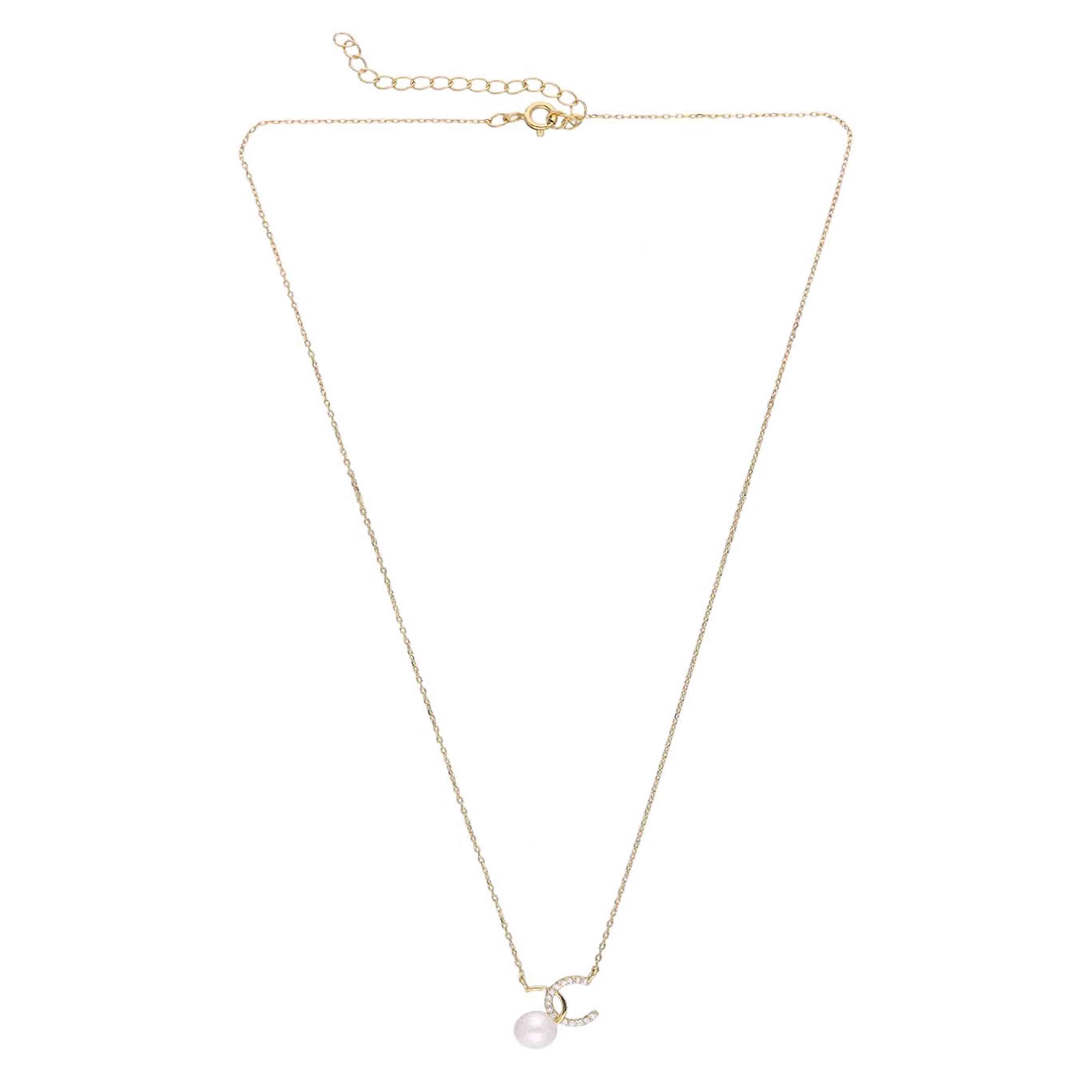 Sterling White Chic Pearl Necklace - Image 3