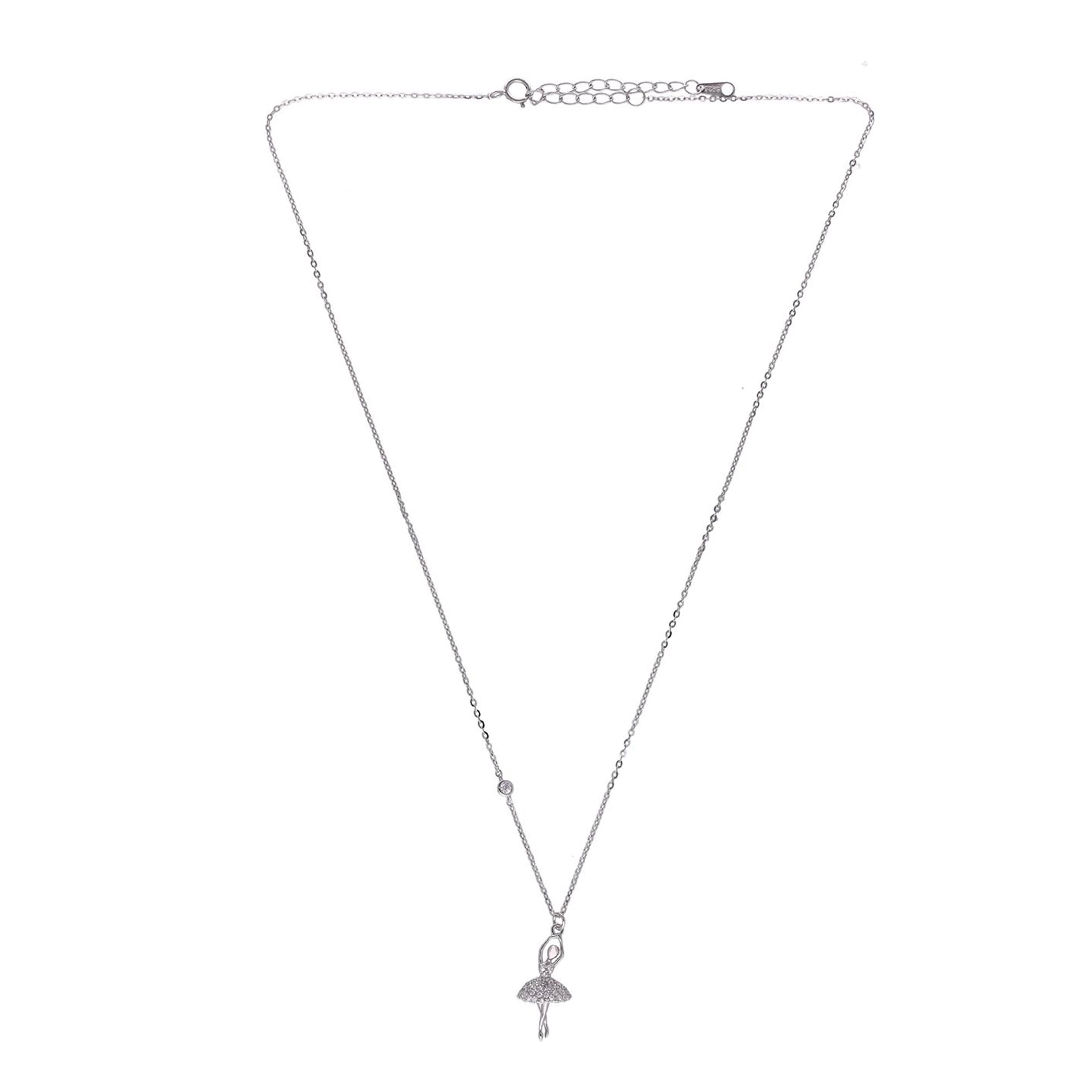 Sterling Silver Ballerina Necklace - Image 3