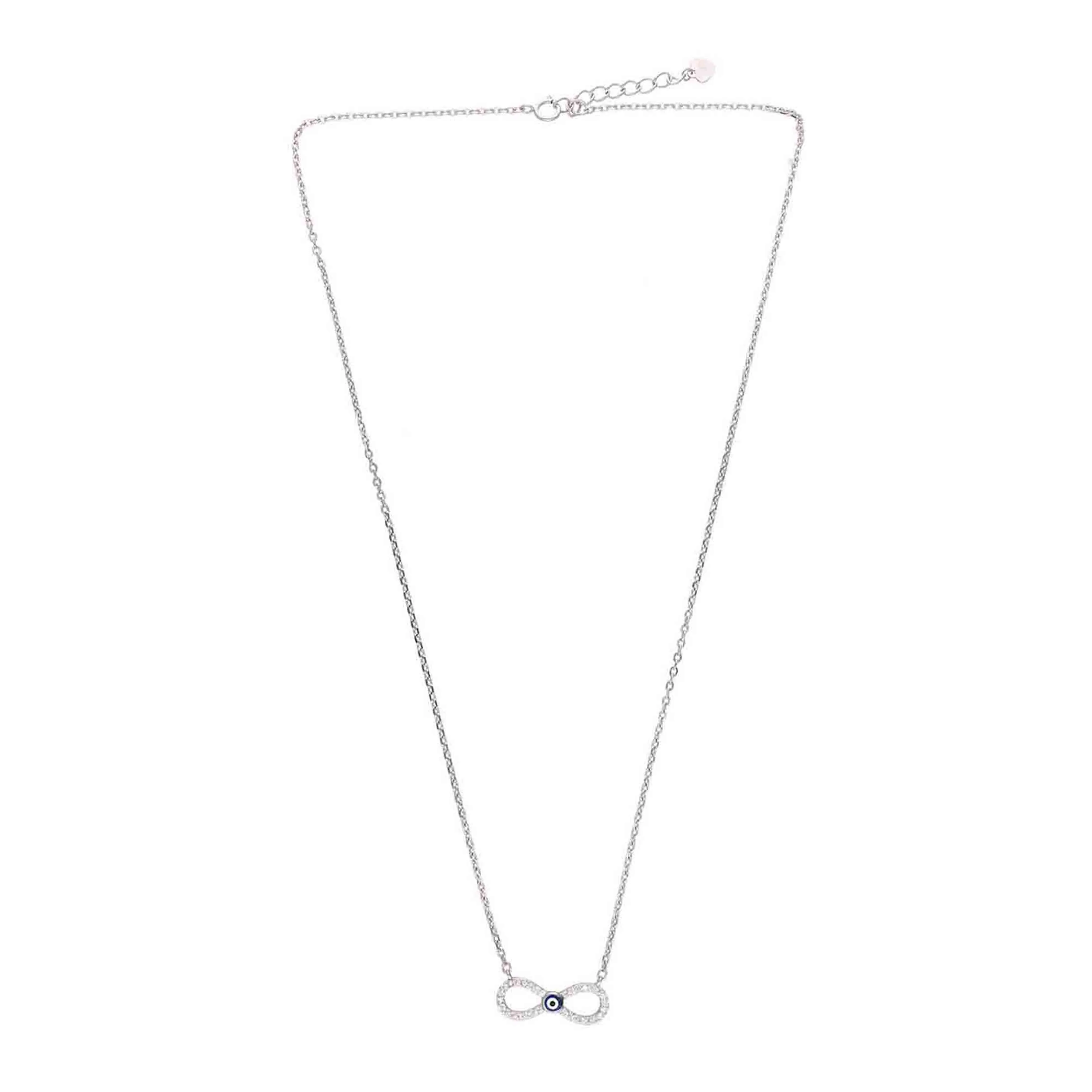 Minimalistic Evil Eye Infinity Necklace - Image 6