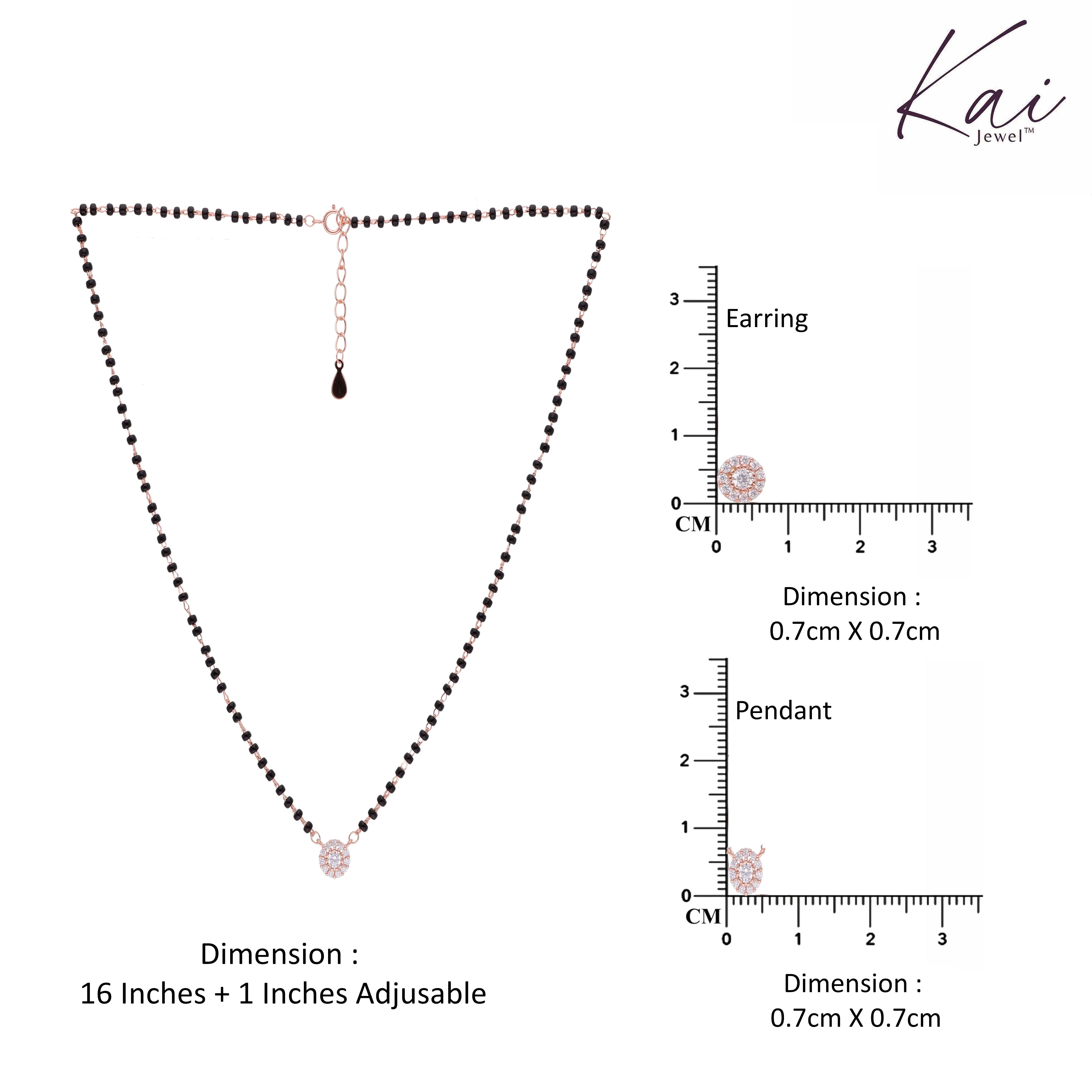 Classic Solitaire Silver Mangalsutra - Image 6