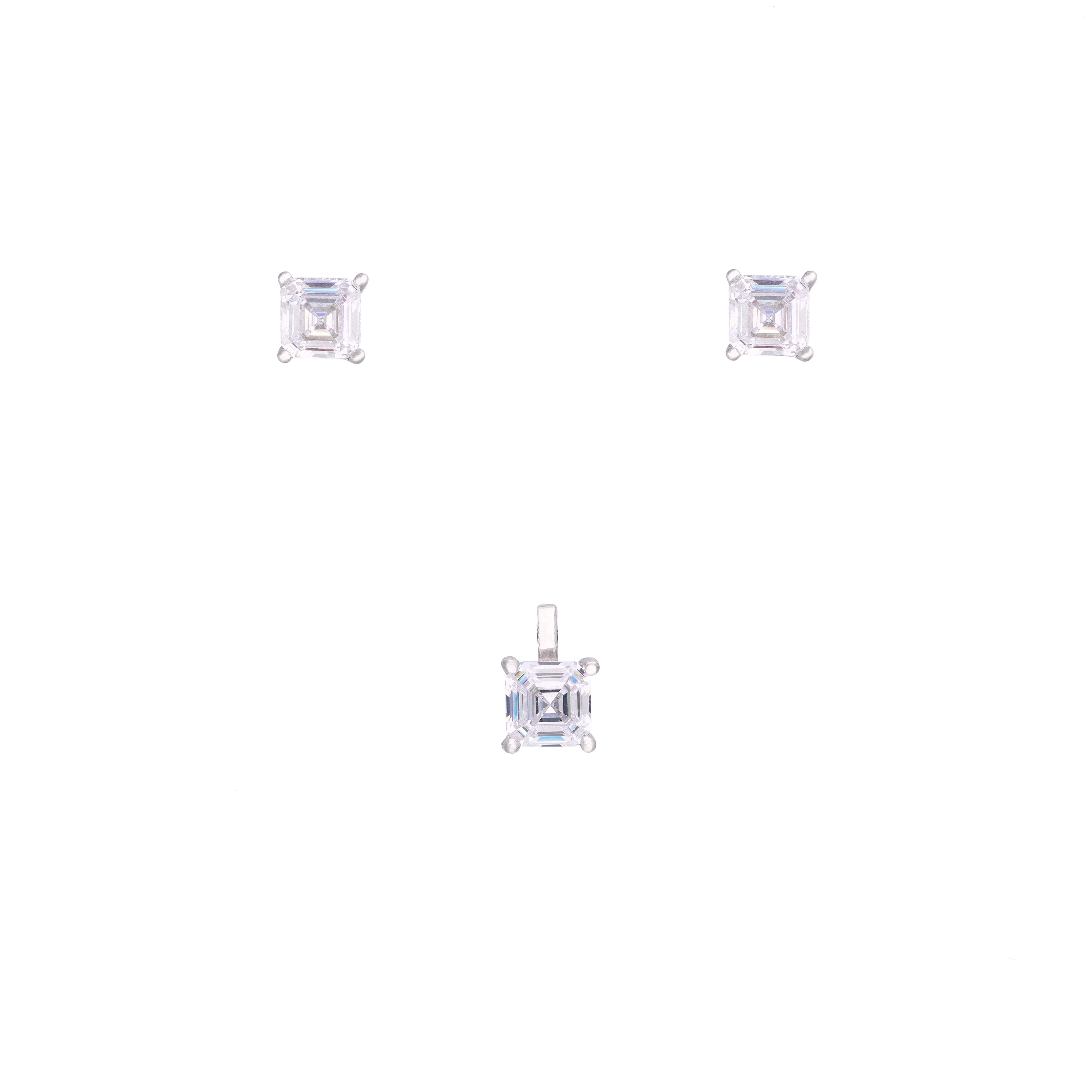 Minimal Princess Cute Pendant & Earring Set - Image 3