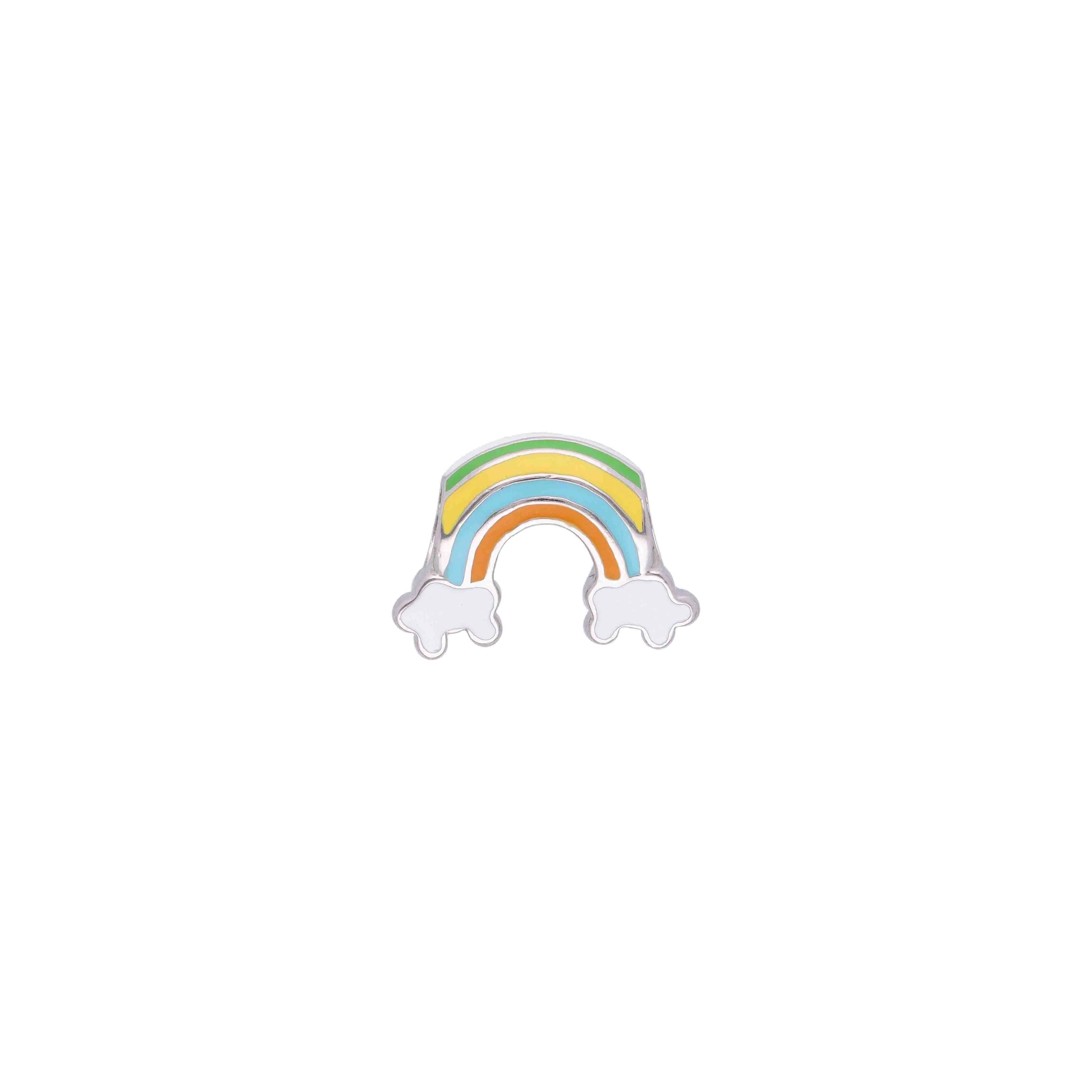 Sterling Rainbow Charm Pendant - Image 2