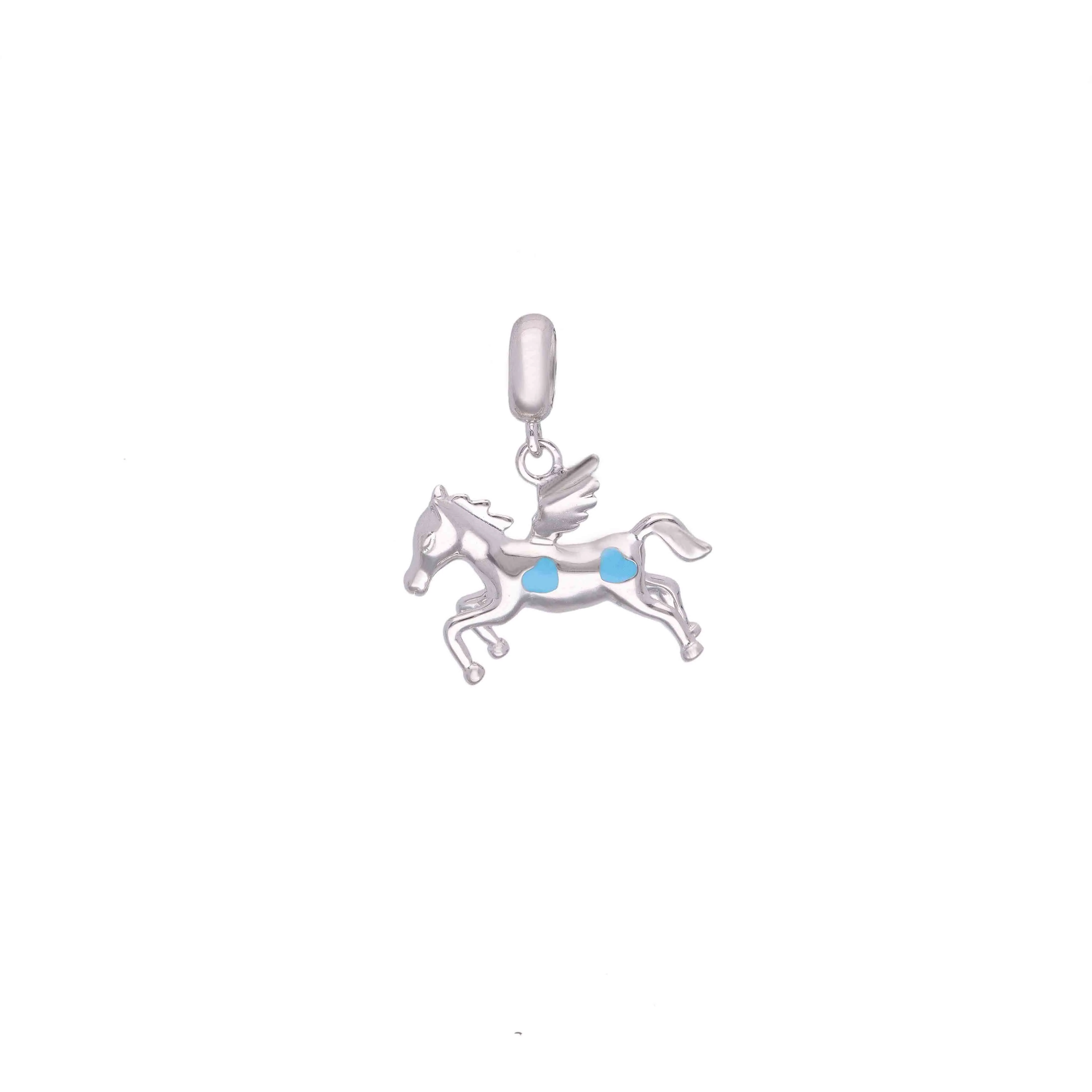 Stylish Unicorn Silver Pendant - Image 3