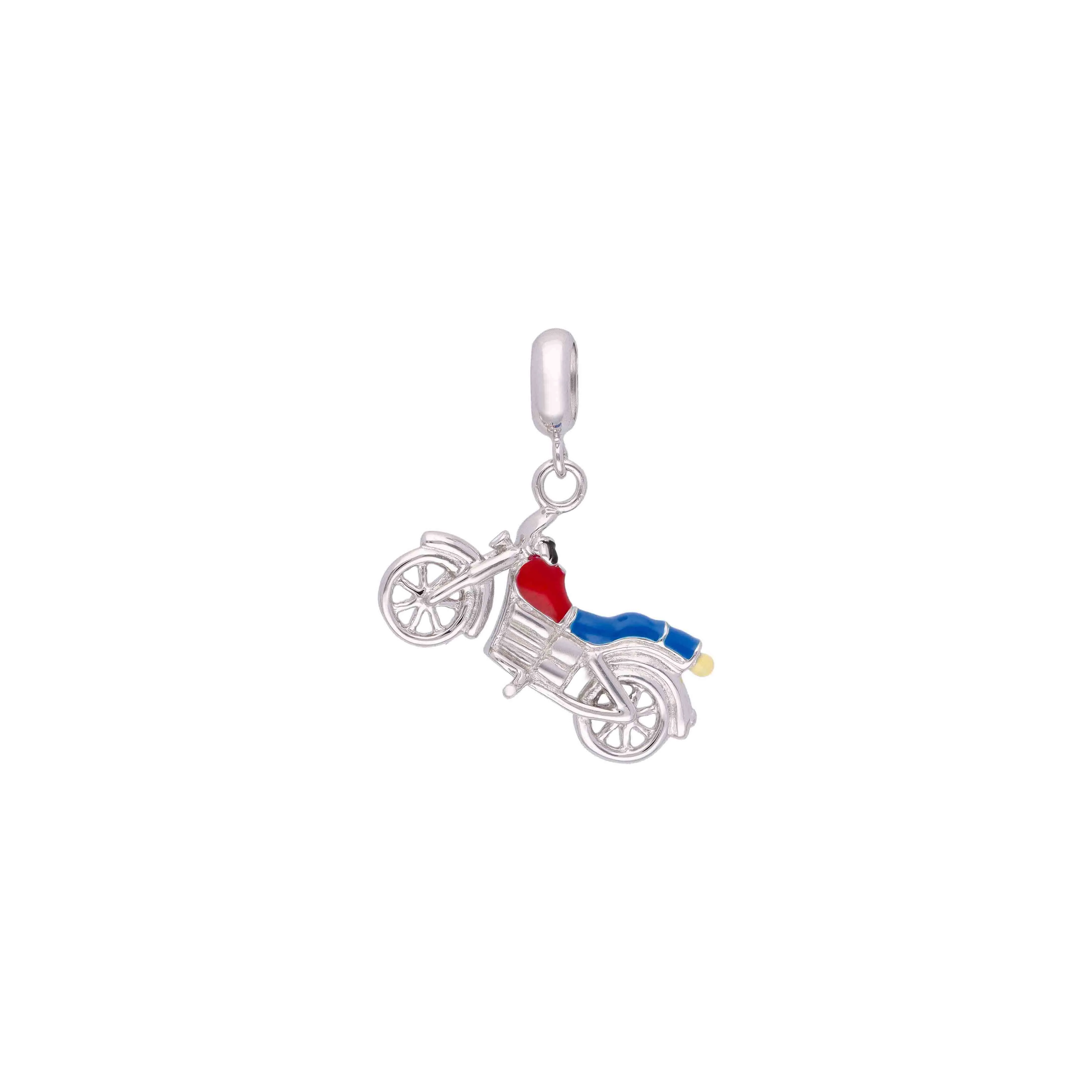 Sterling Bike Silver Charm Pendant - Image 2