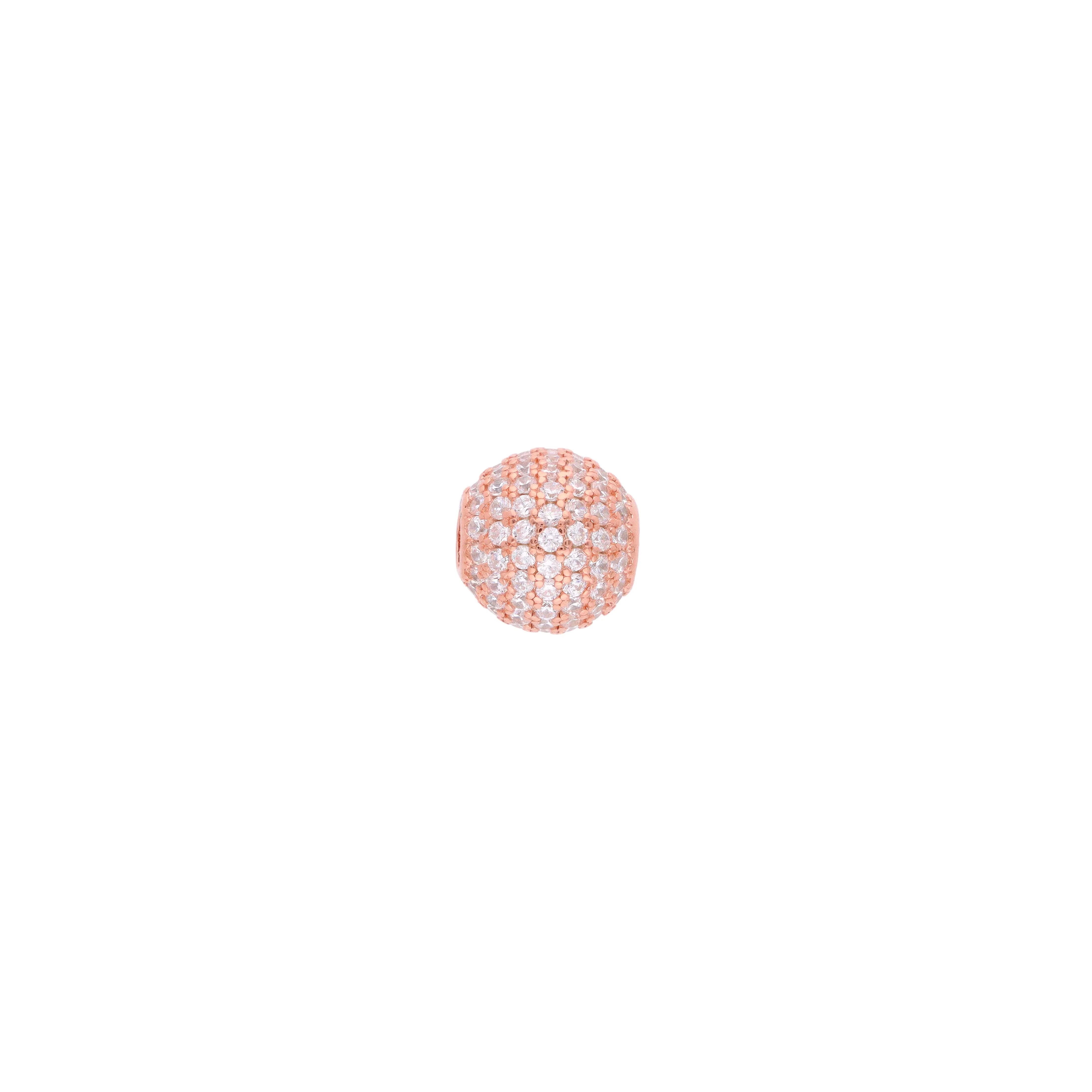 Sterling Silver Zircon Ball Pendant - Image 4
