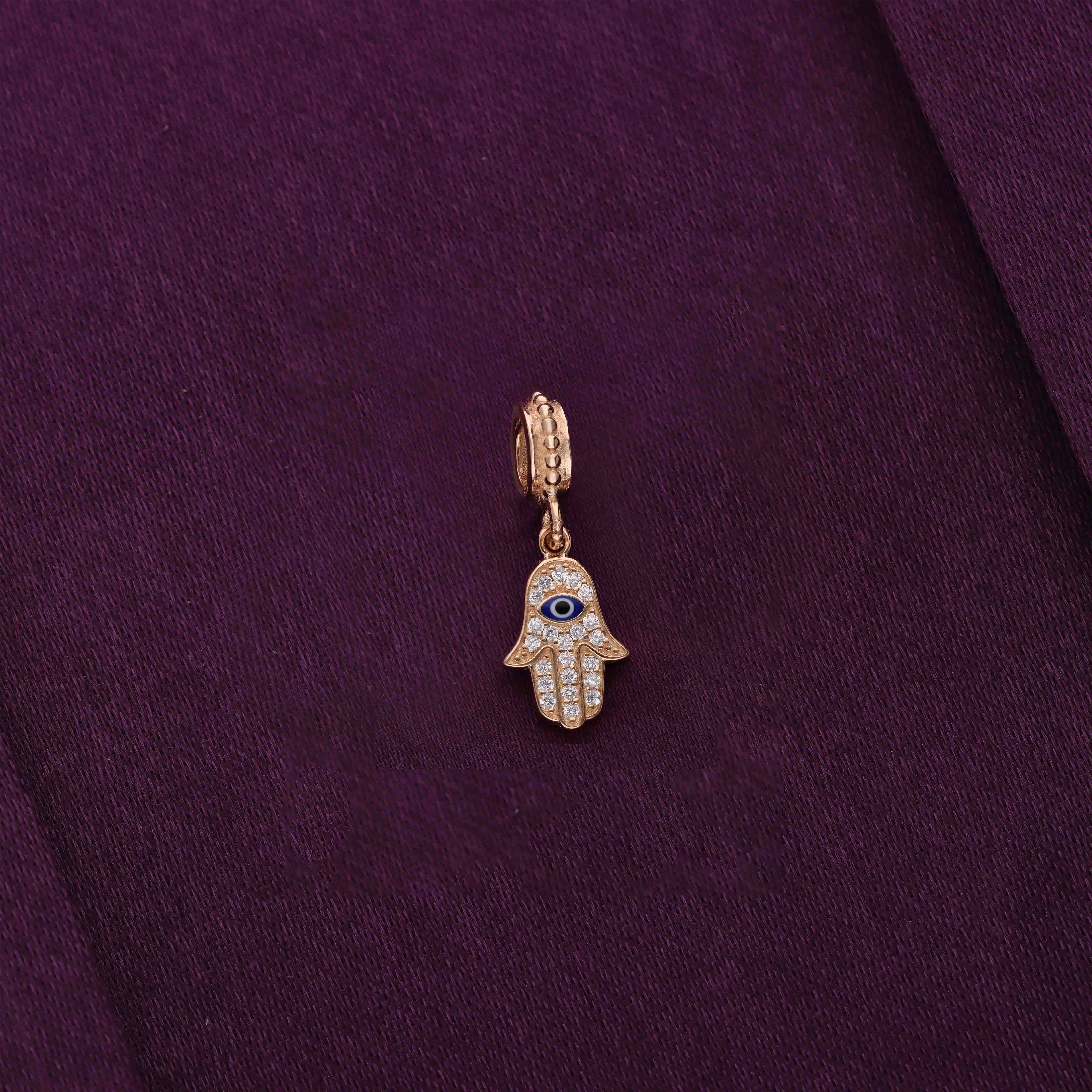 Sterling Silver Hamsa Pendant - Image 2