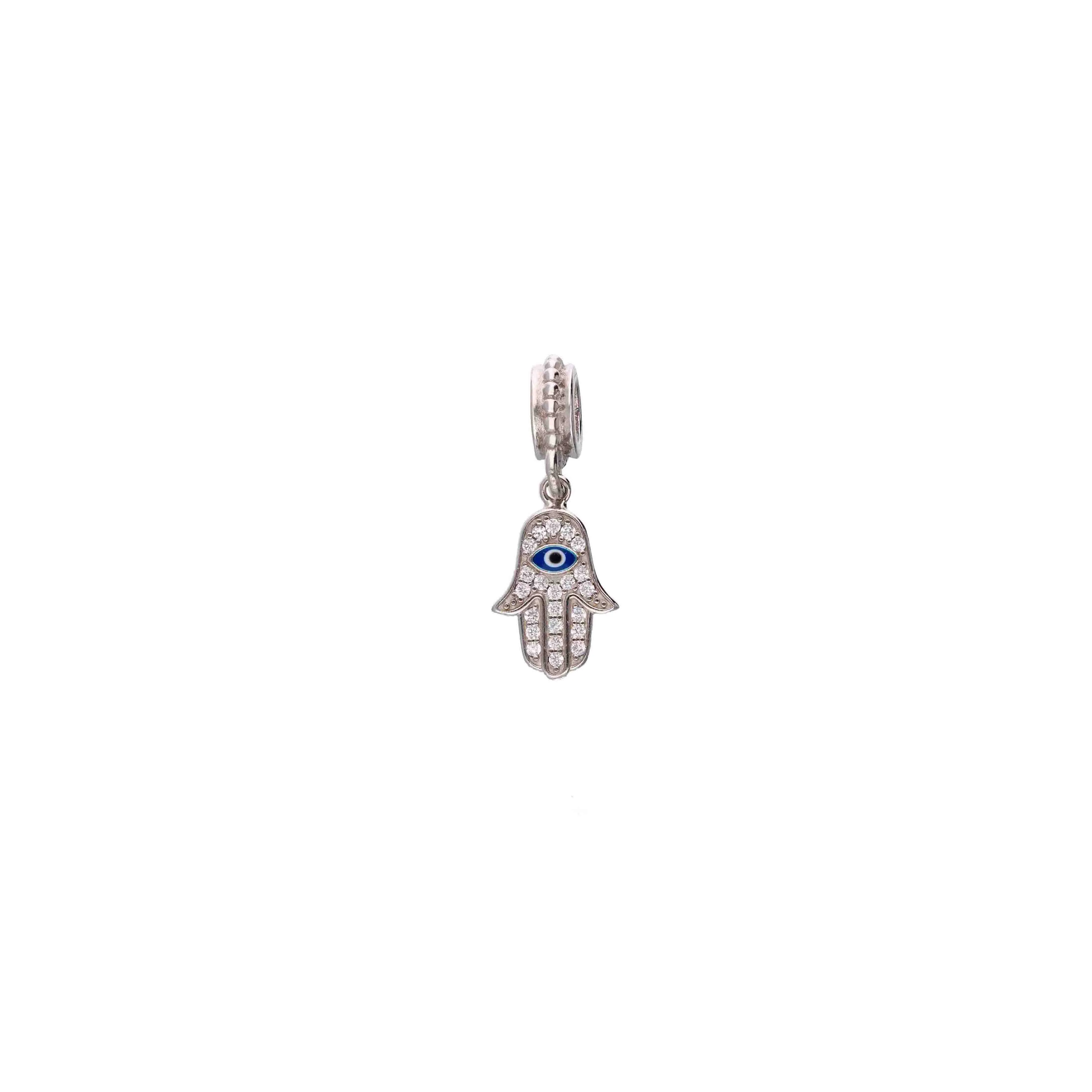 Sterling Silver Hamsa Pendant - Image 3