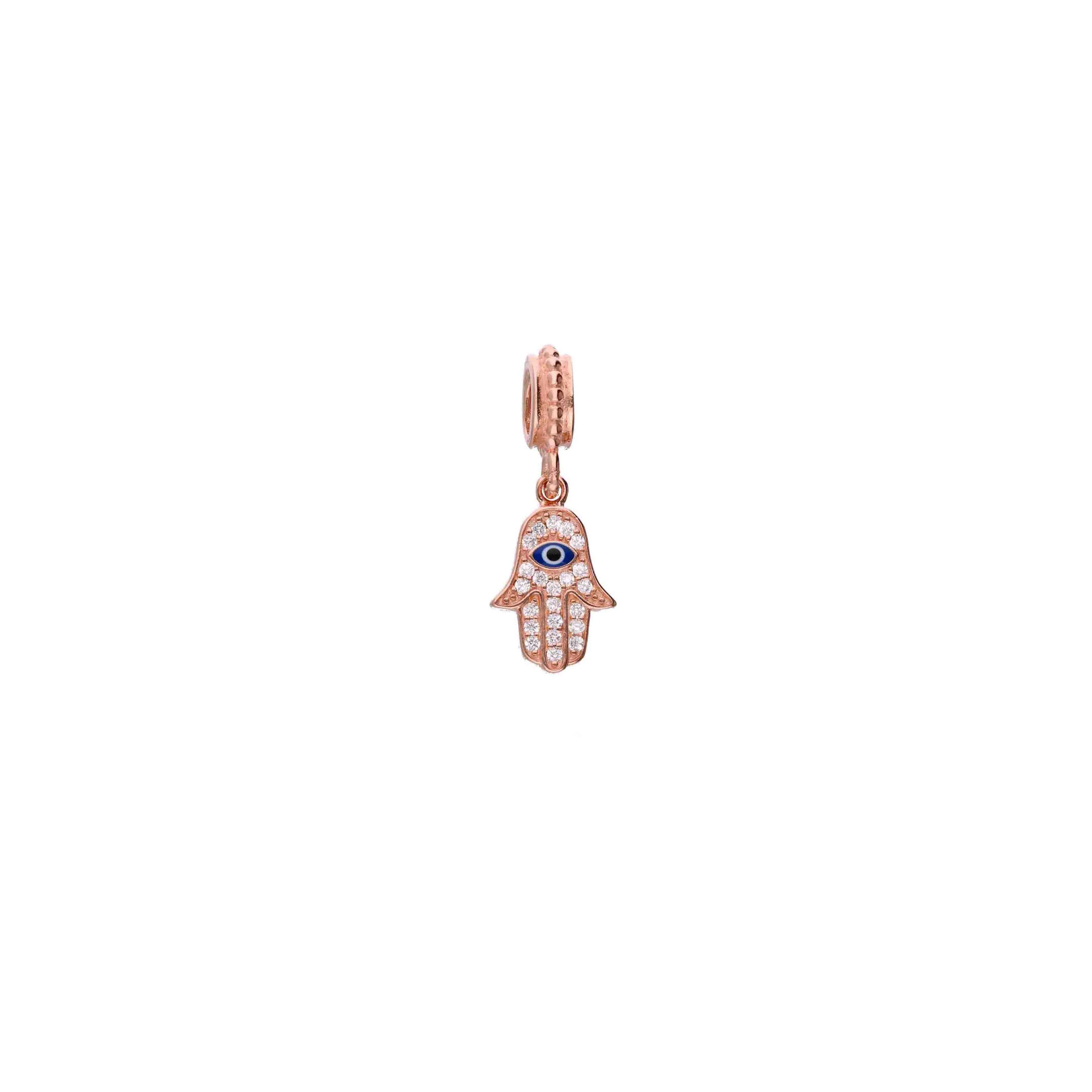 Sterling Silver Hamsa Pendant - Image 4