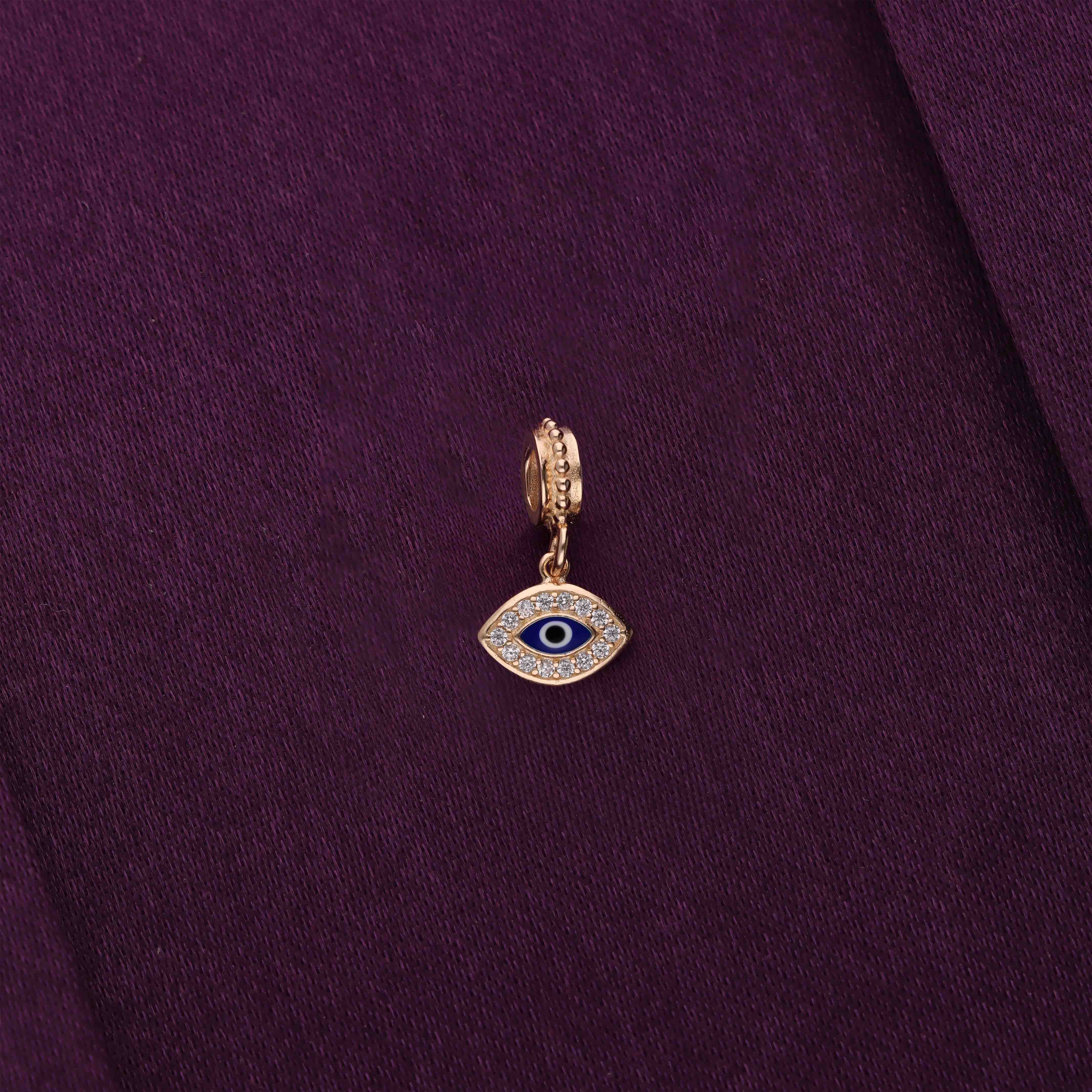 Minimalistic Evil Eye Pendant - Image 2