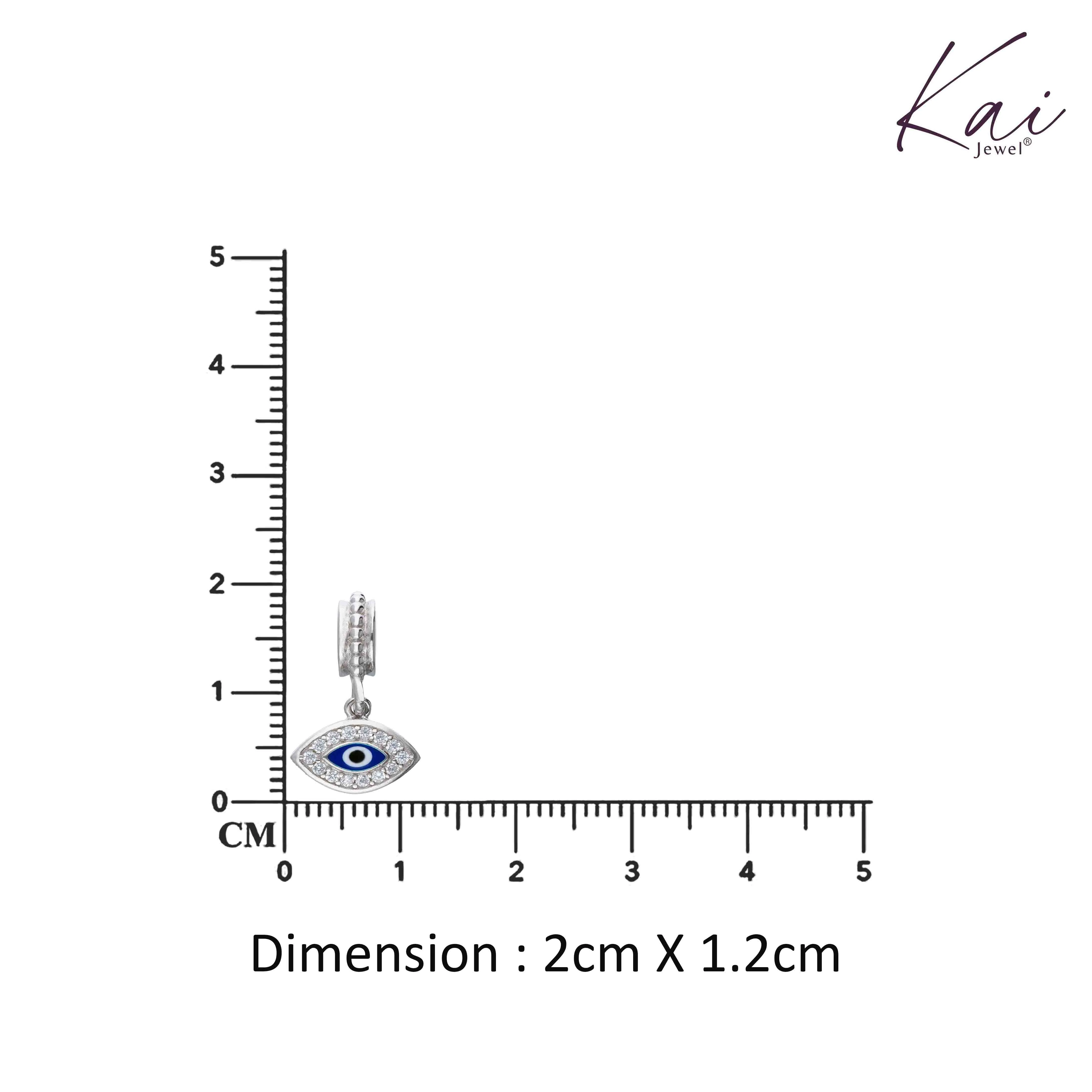 Minimalistic Evil Eye Pendant - Image 5