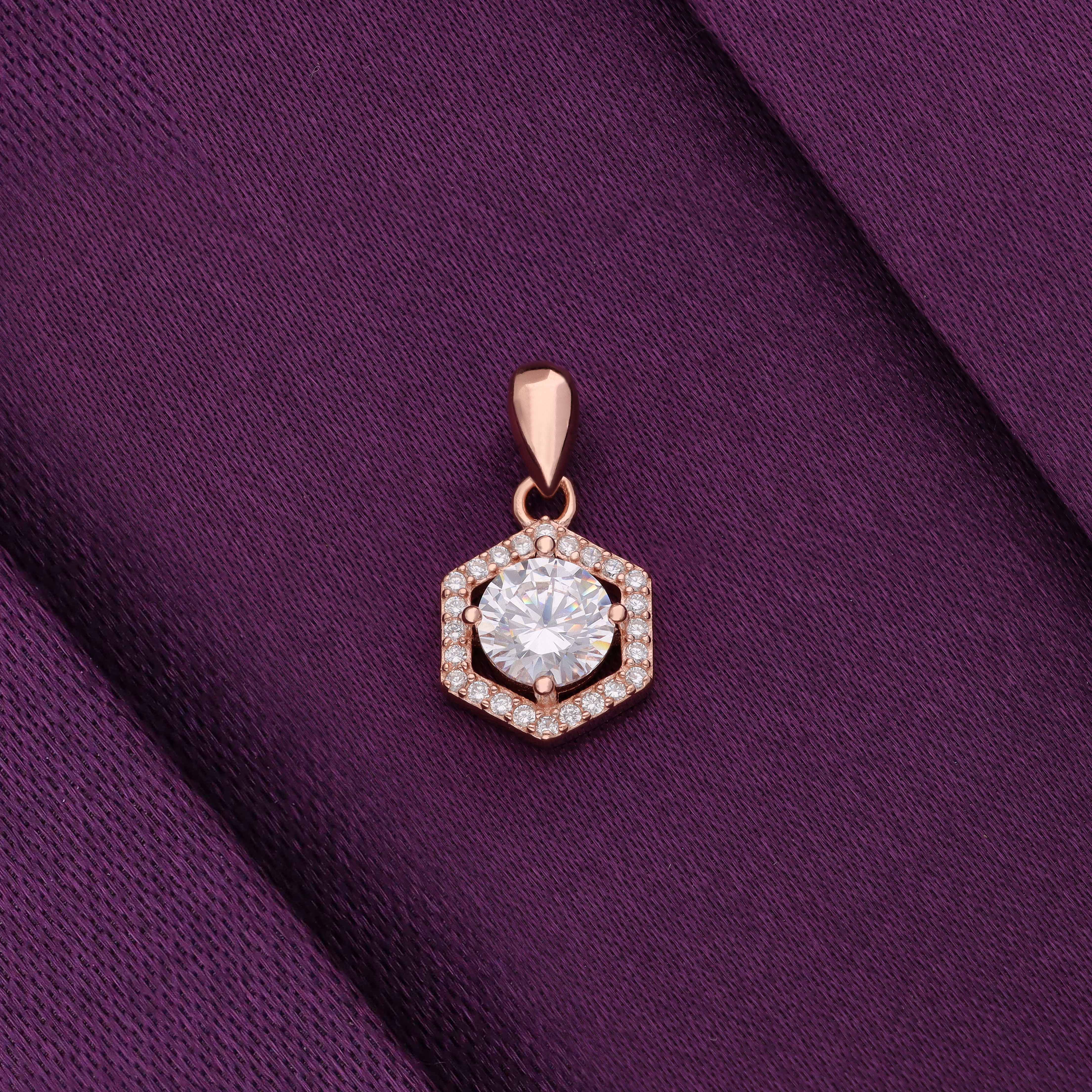 Eternal Radiance Solitaire Pendant - Image 2
