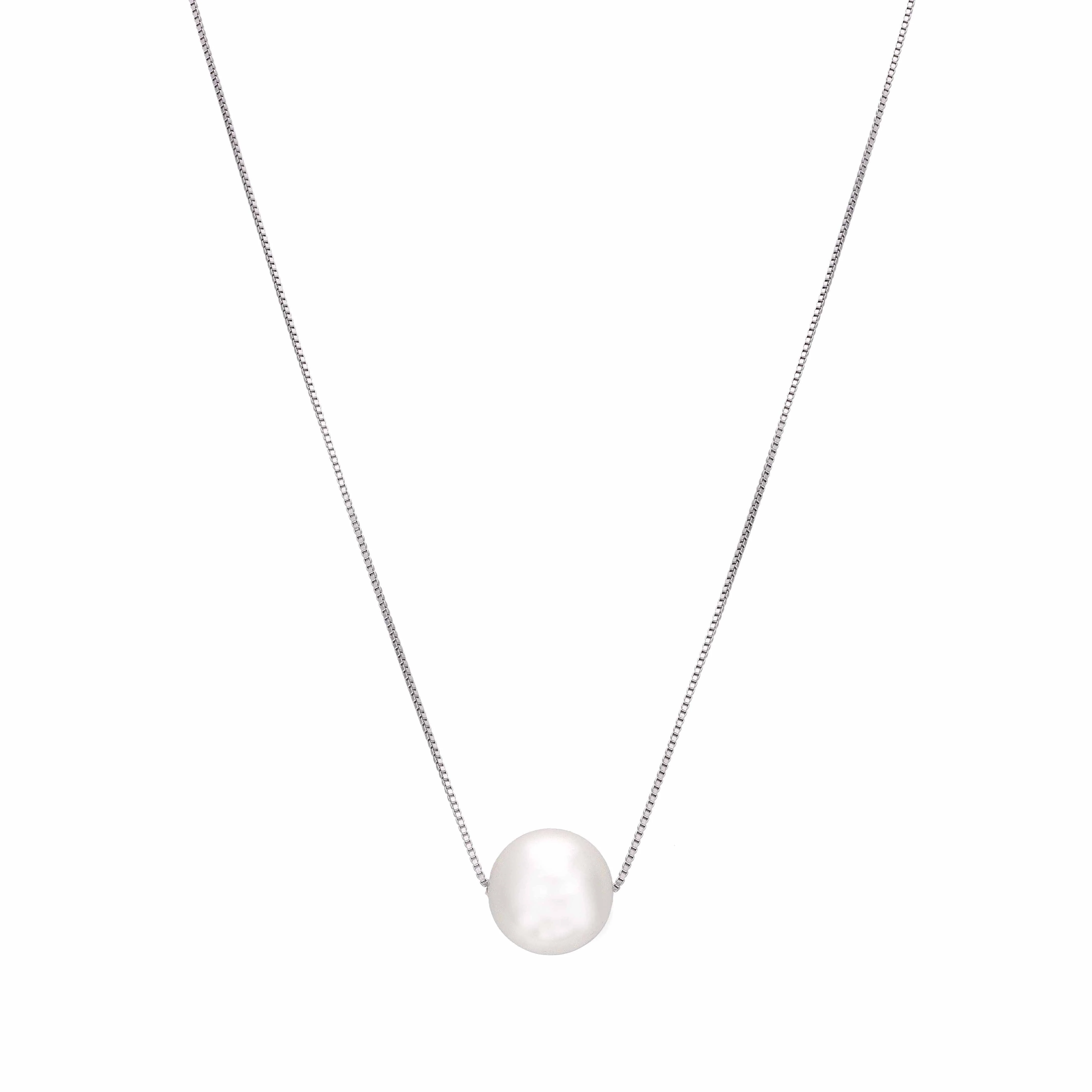 Luminance Pearl Silver Necklace - Image 3