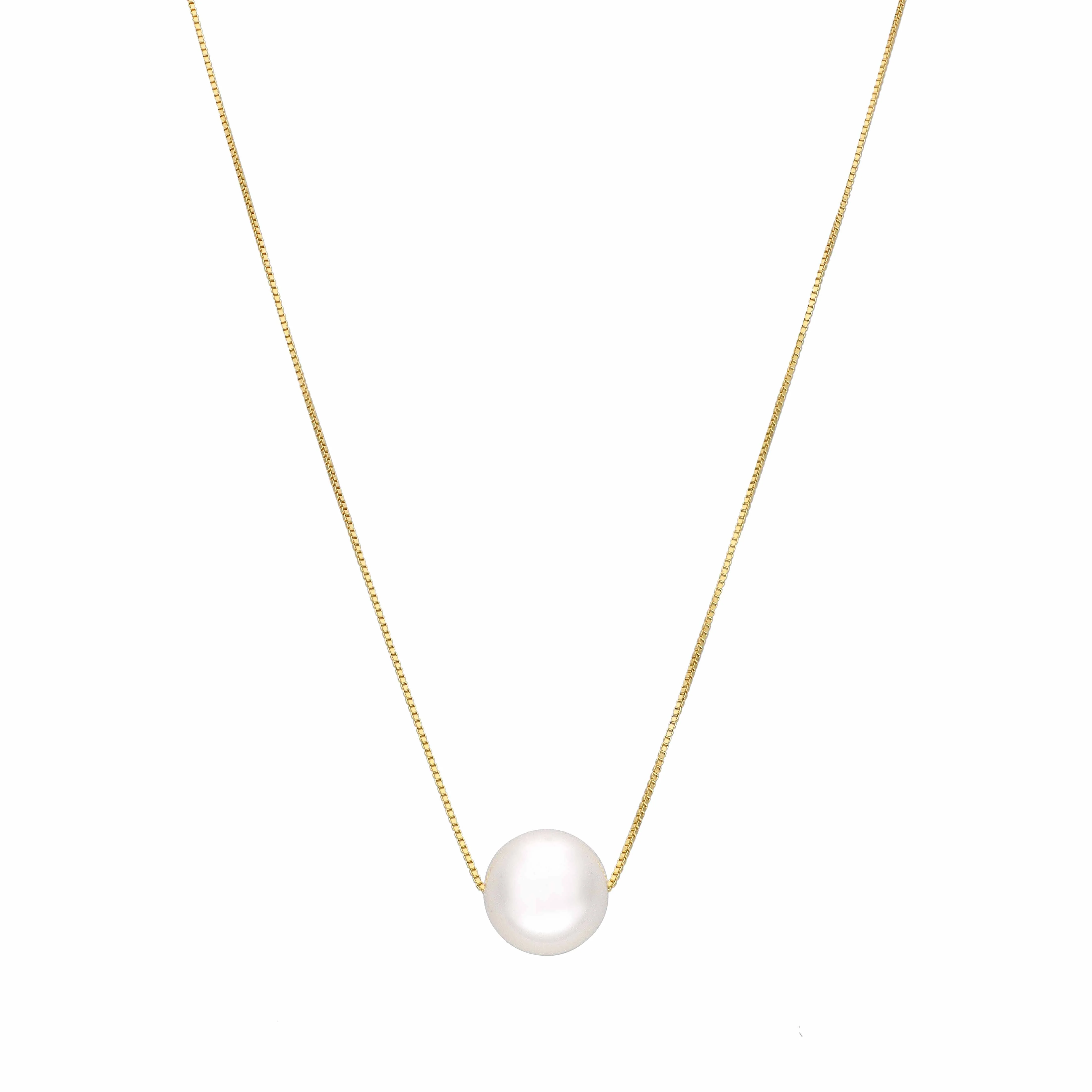 Luminance Pearl Silver Necklace - Image 4