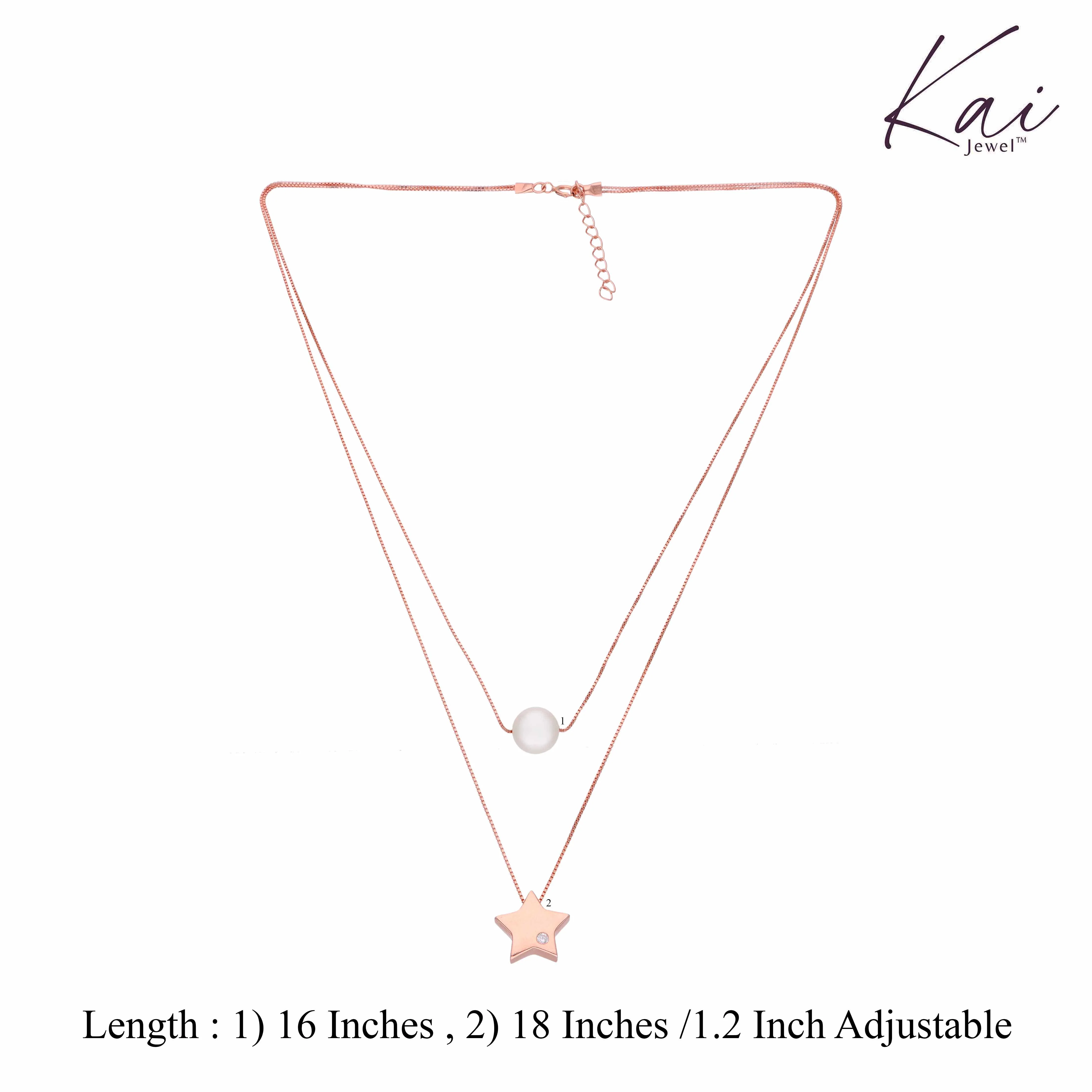 Sterling Stargaze Pearl Silver Chain Necklace - Image 7