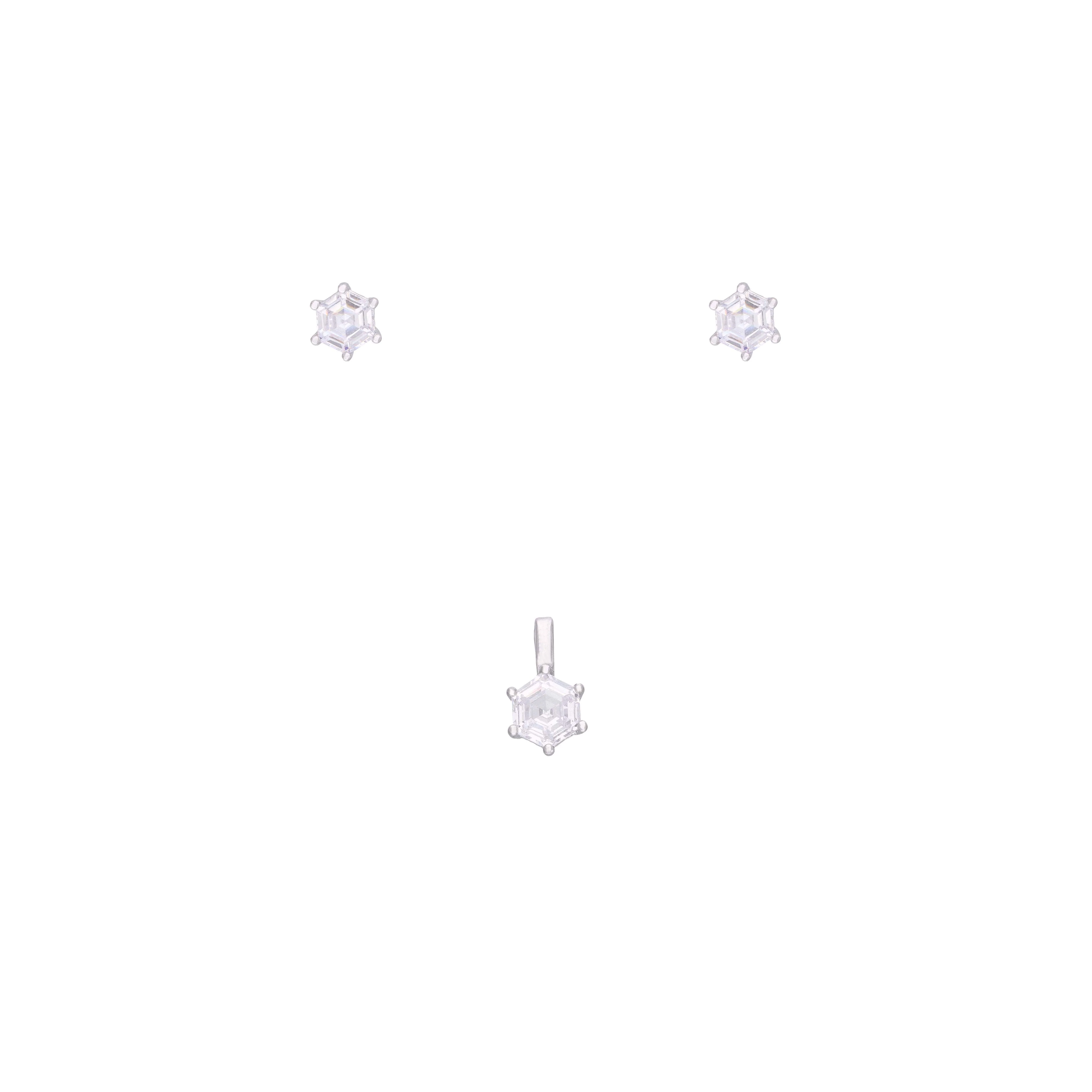 Minimal Solitaire Pendant Set - Image 3
