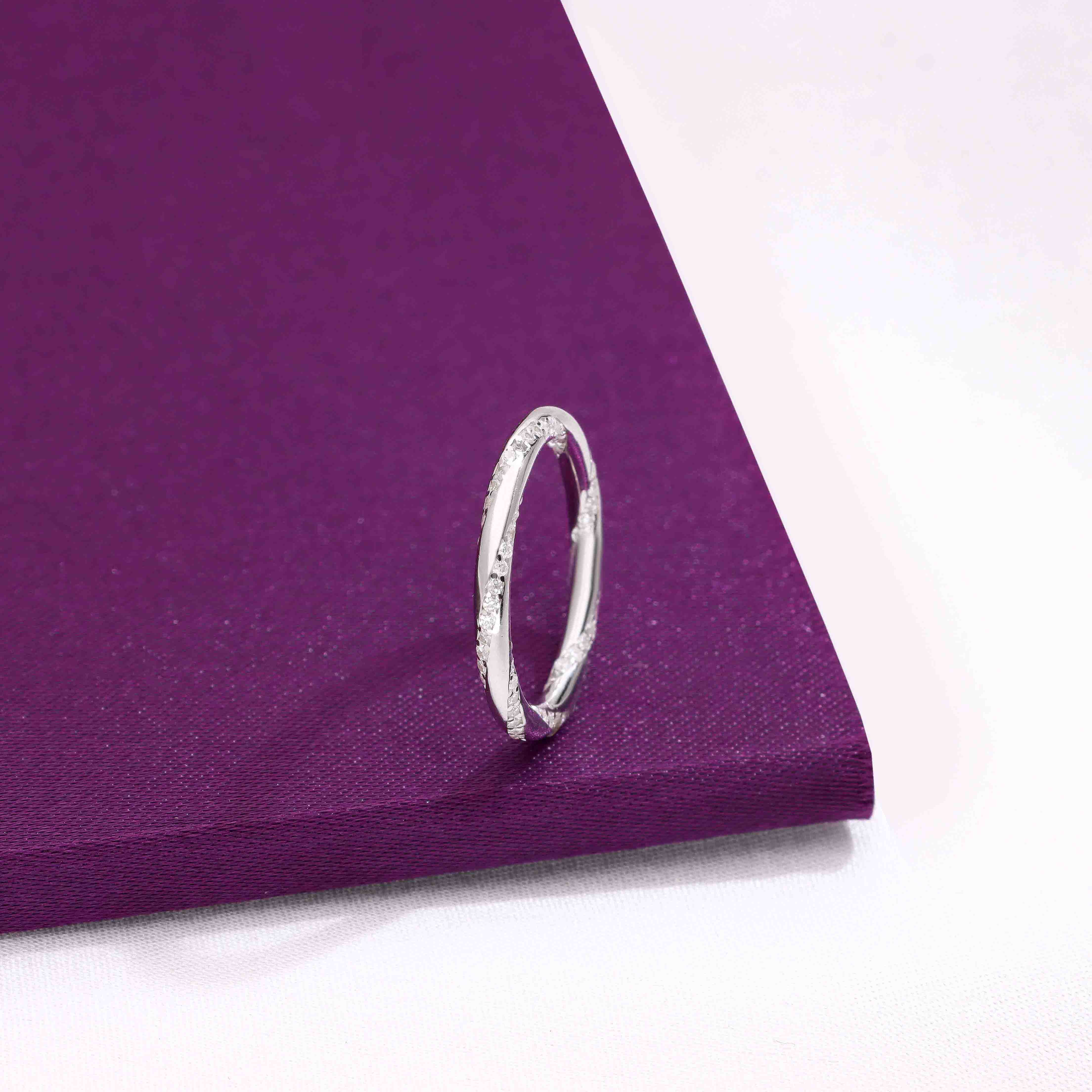 Chic Twisted Sterling Silver Ring - Image 5