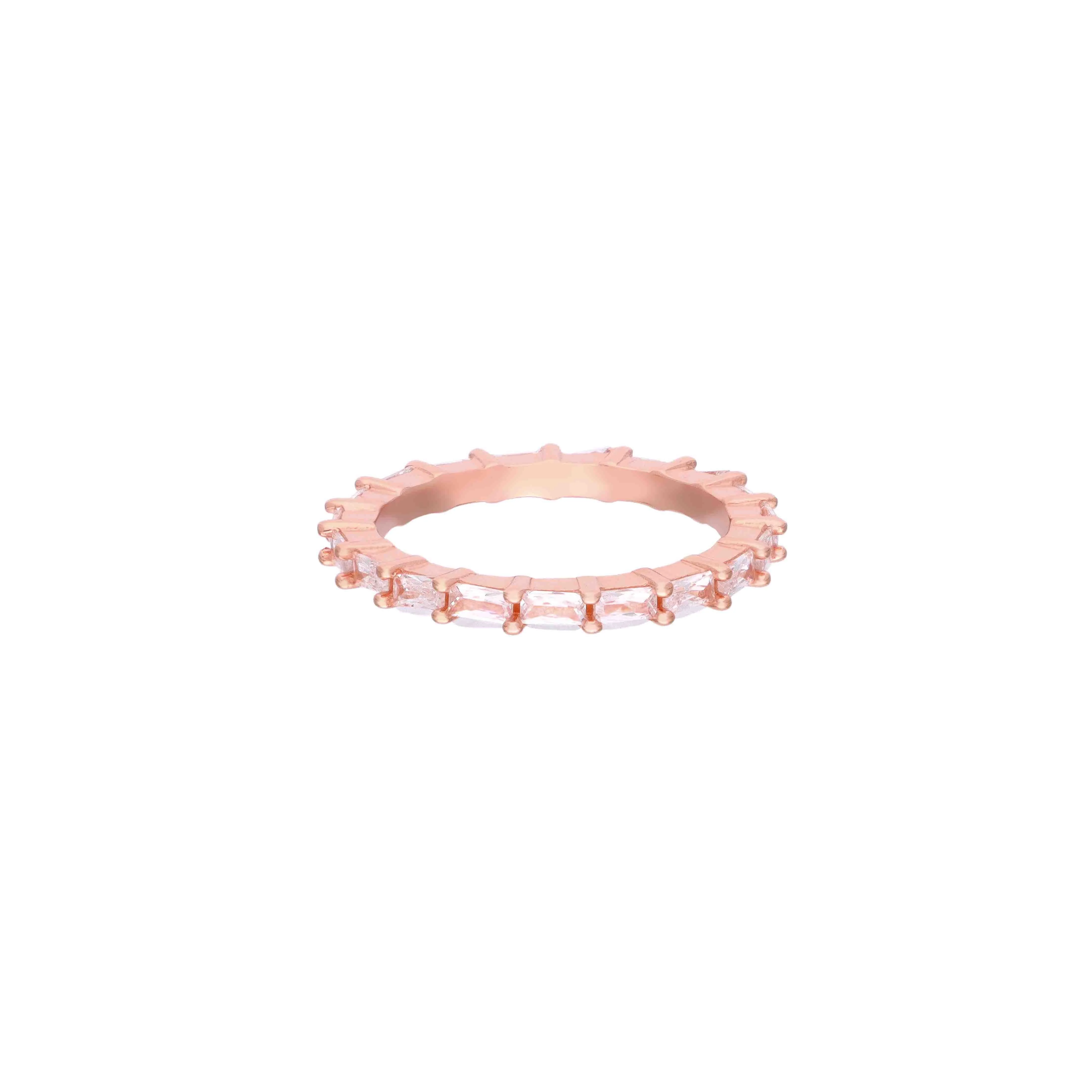 Sterling Silver Baguette Eternity Ring - Image 4