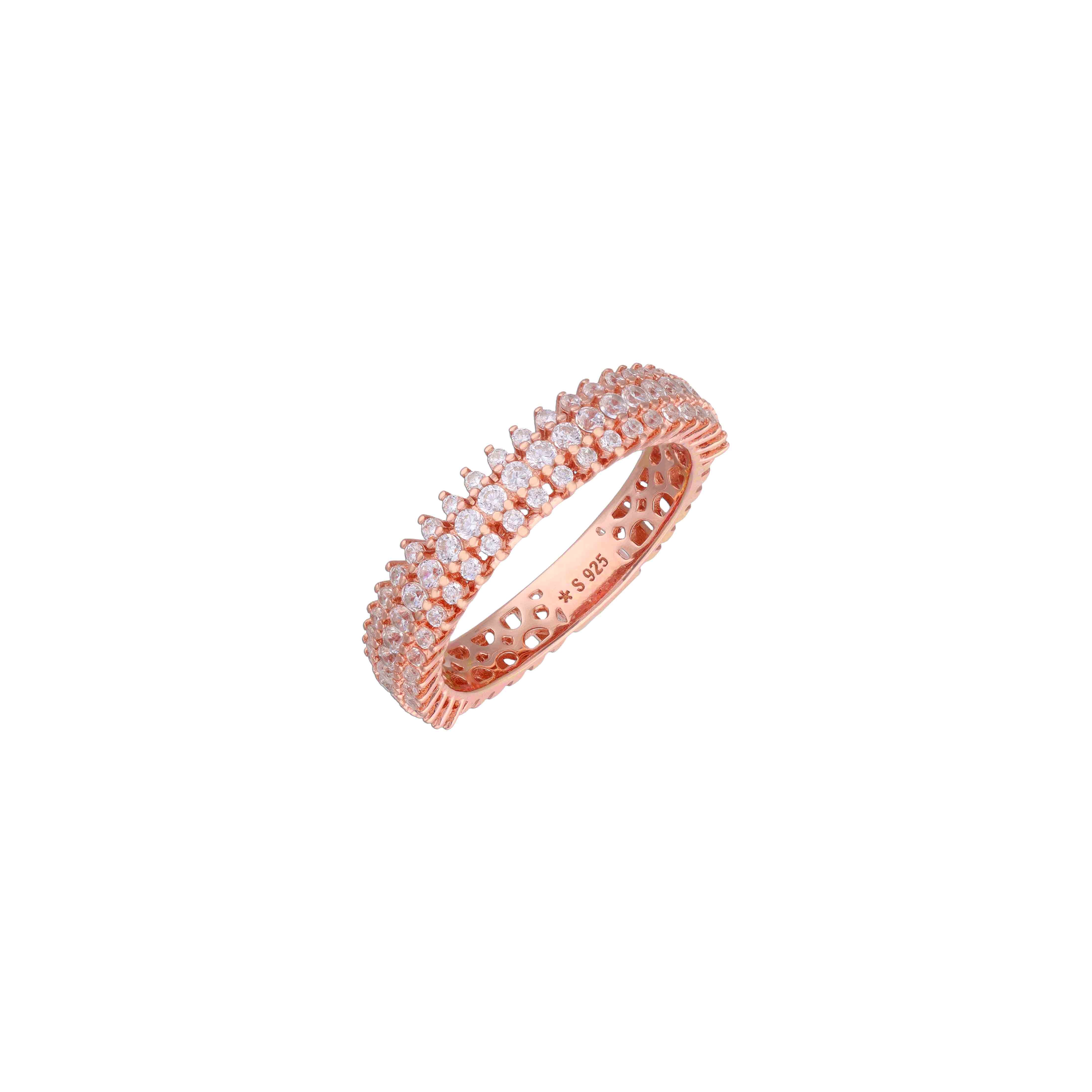 A Classic Love Affair Silver Band Silver Ring - Image 8