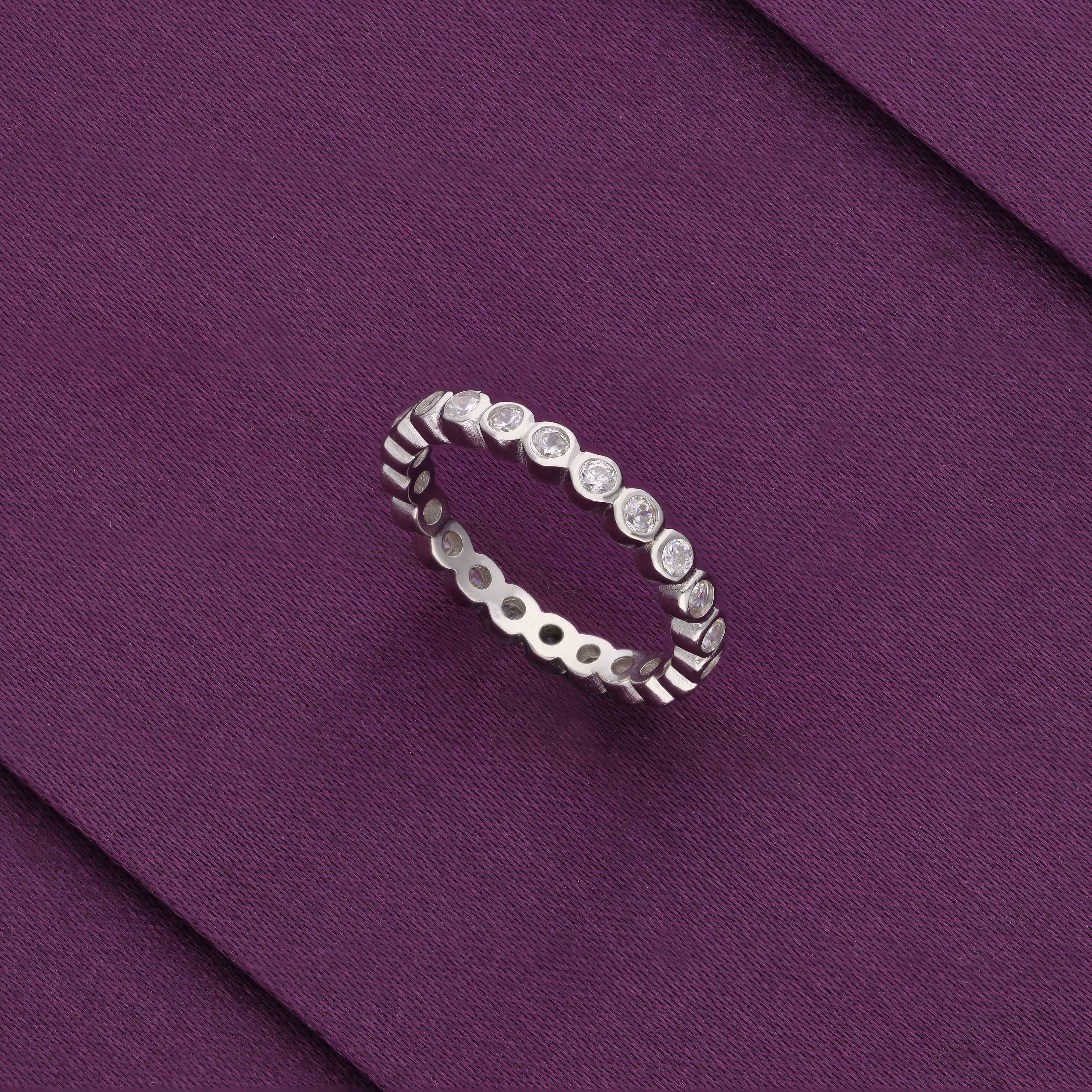 Charisma Band Silver Ring - Image 3