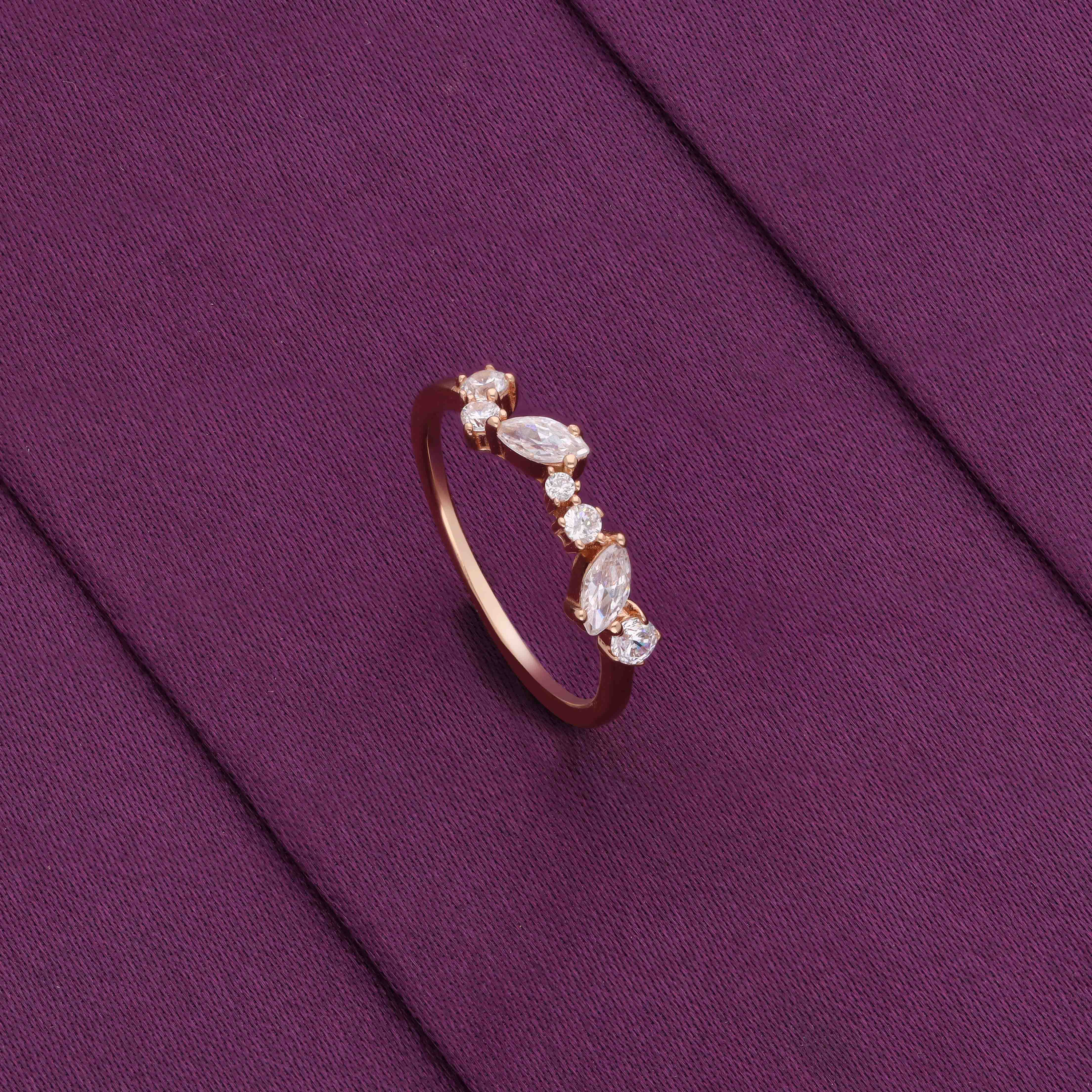 Moonshine Elegance Silver Ring - Image 2