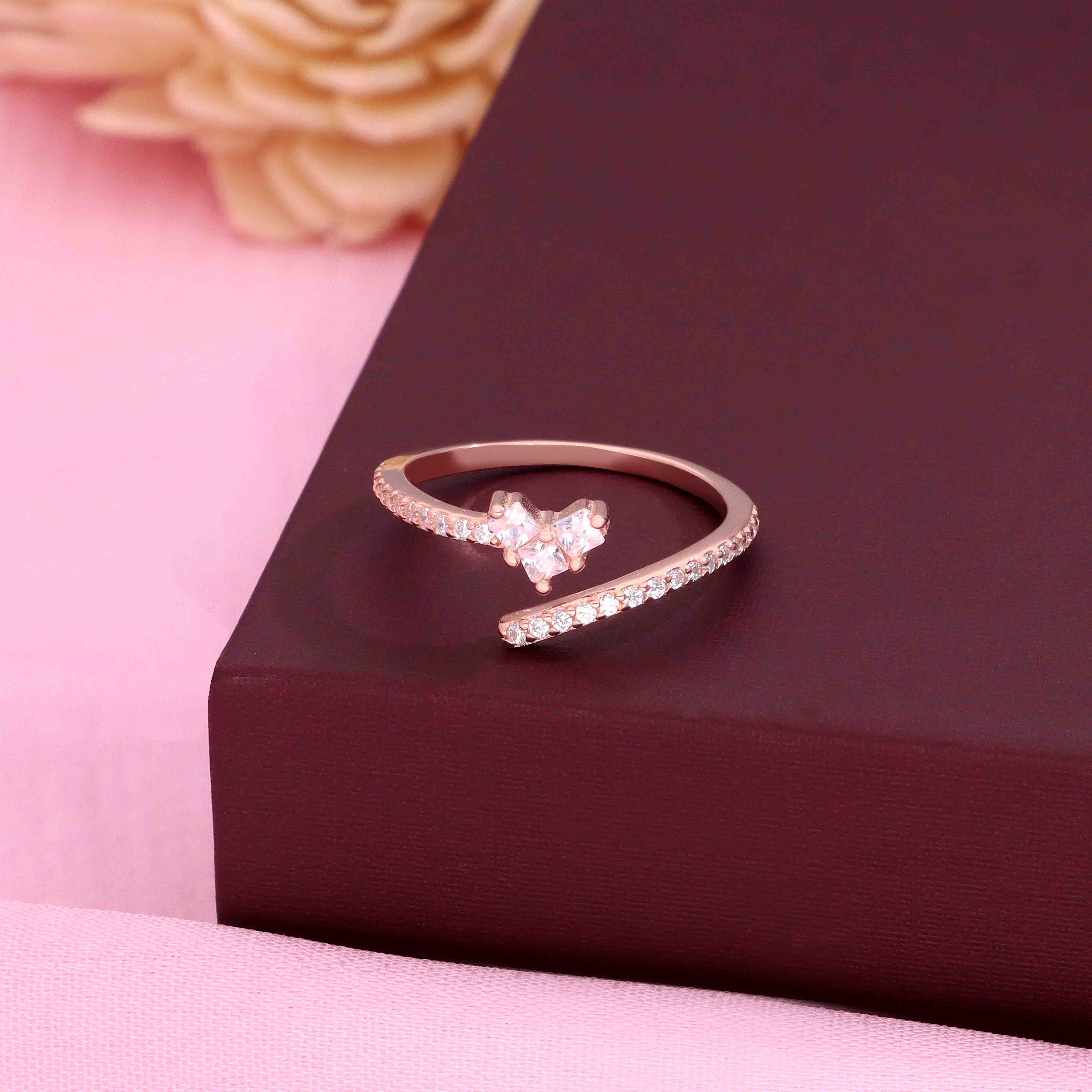 Radiance Of Forever Heart Silver Ring - Image 2