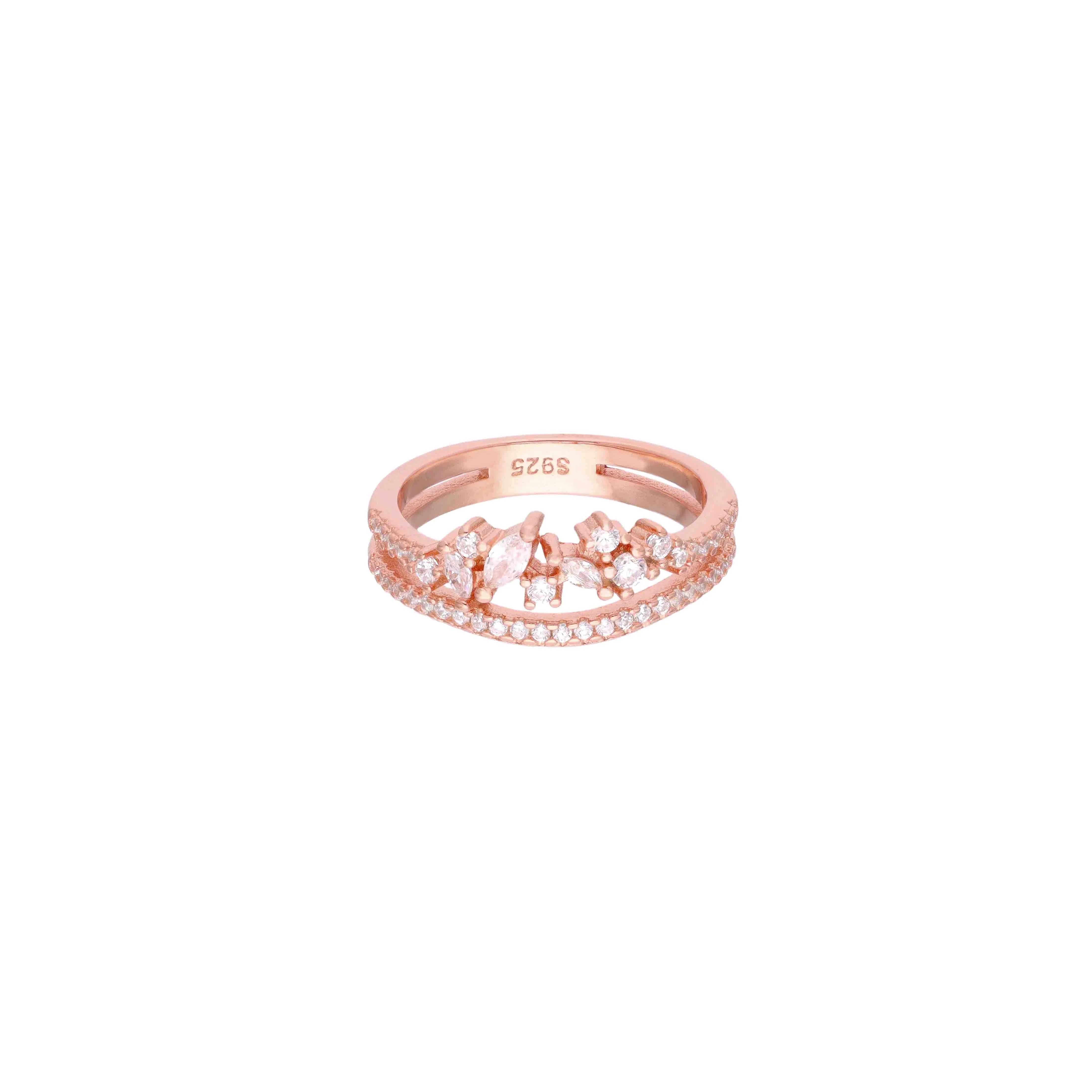 Sterling Silver Double Band Ring - Image 4