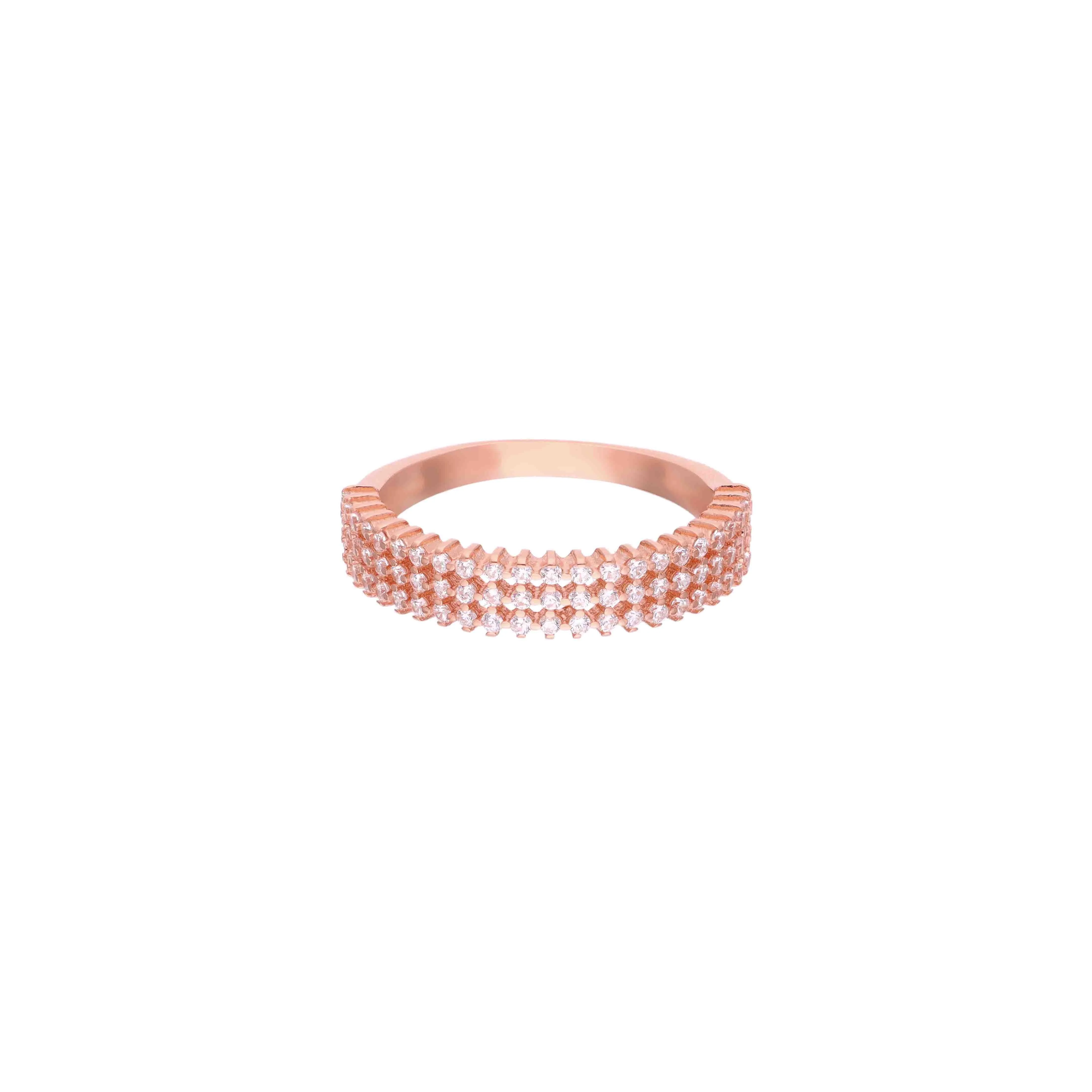 Timeless Love Diamond Sparkle Silver Ring - Image 4