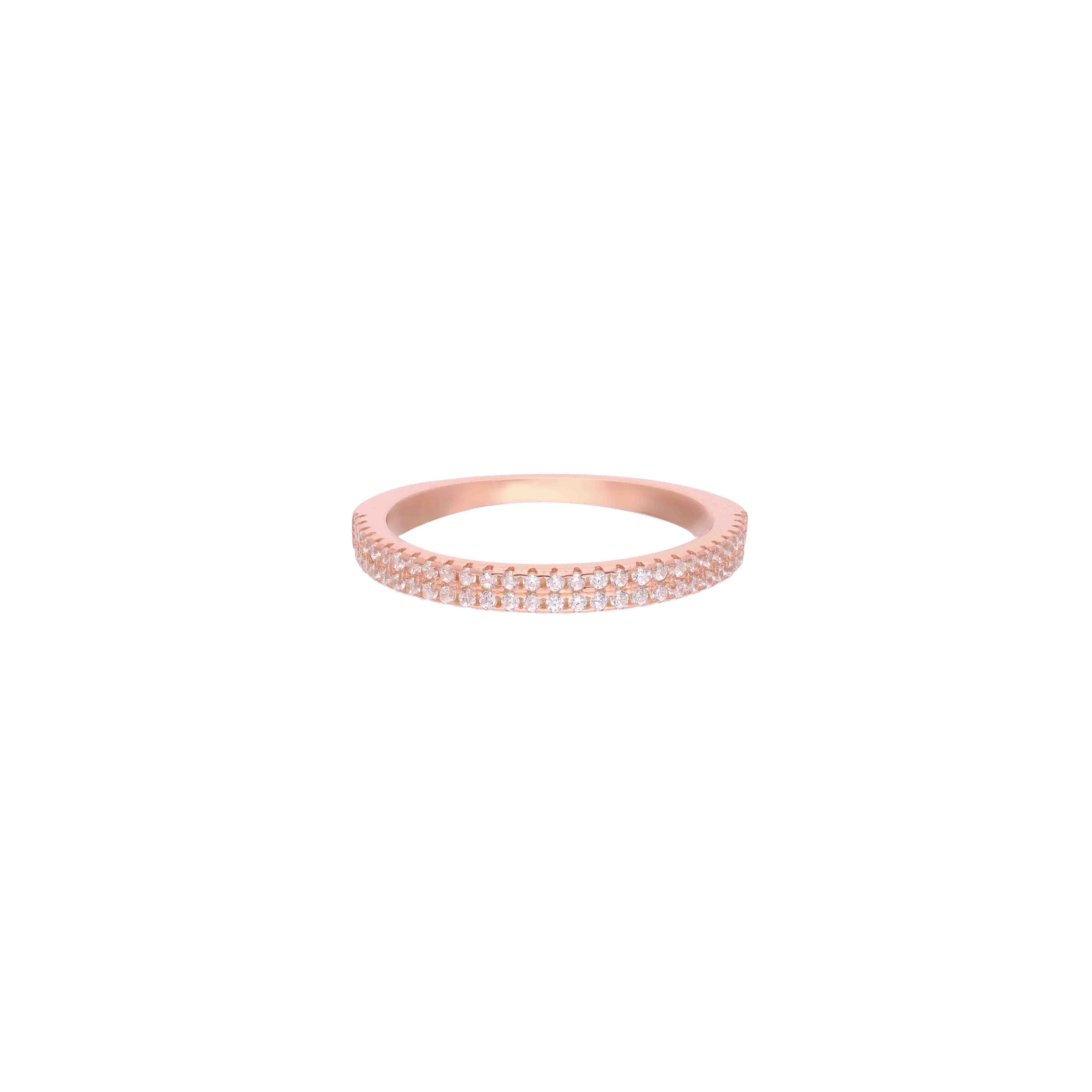 Sterling Silver Sparkling Band Ring - Image 4