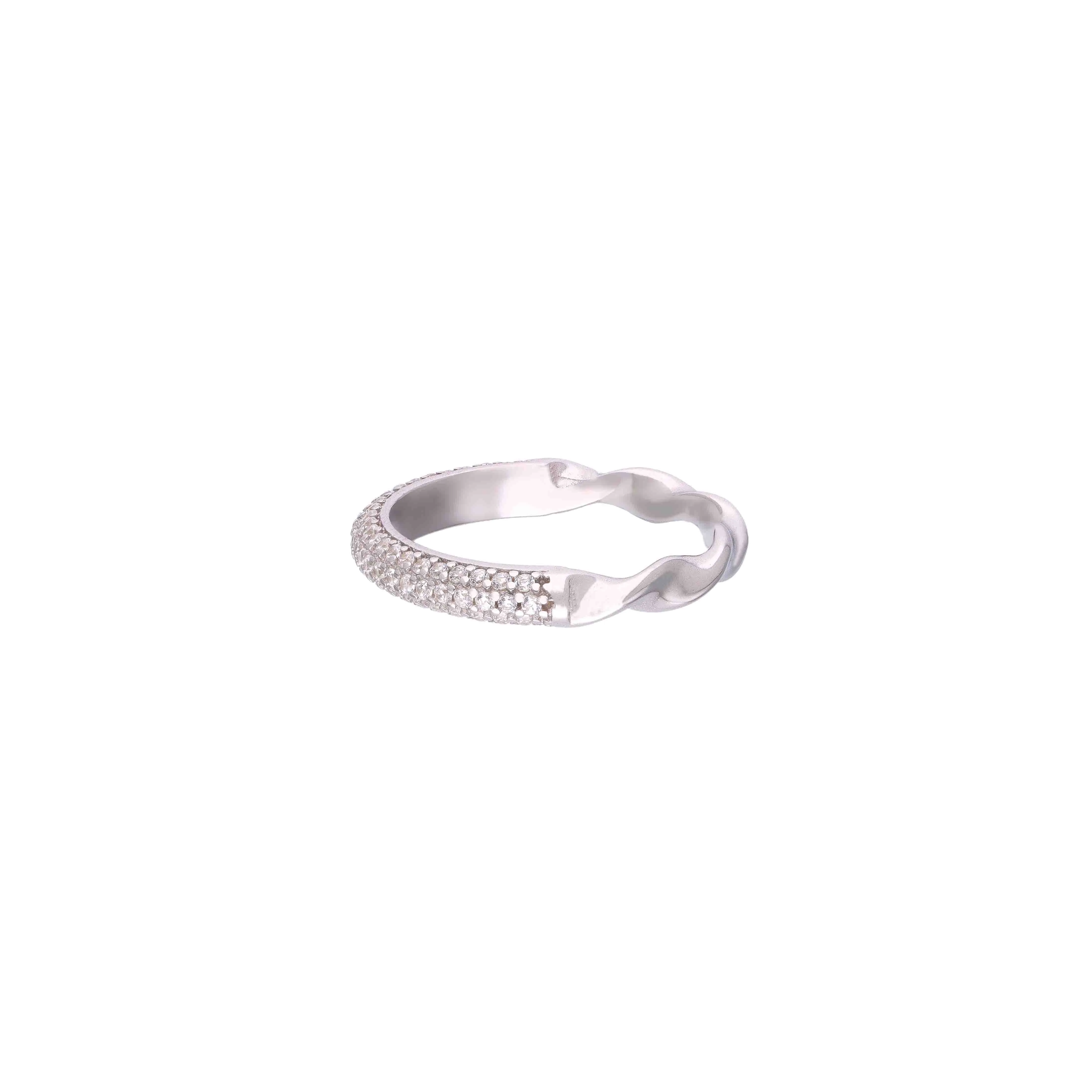 Eternal Crested Shine Silver Ring - Image 3