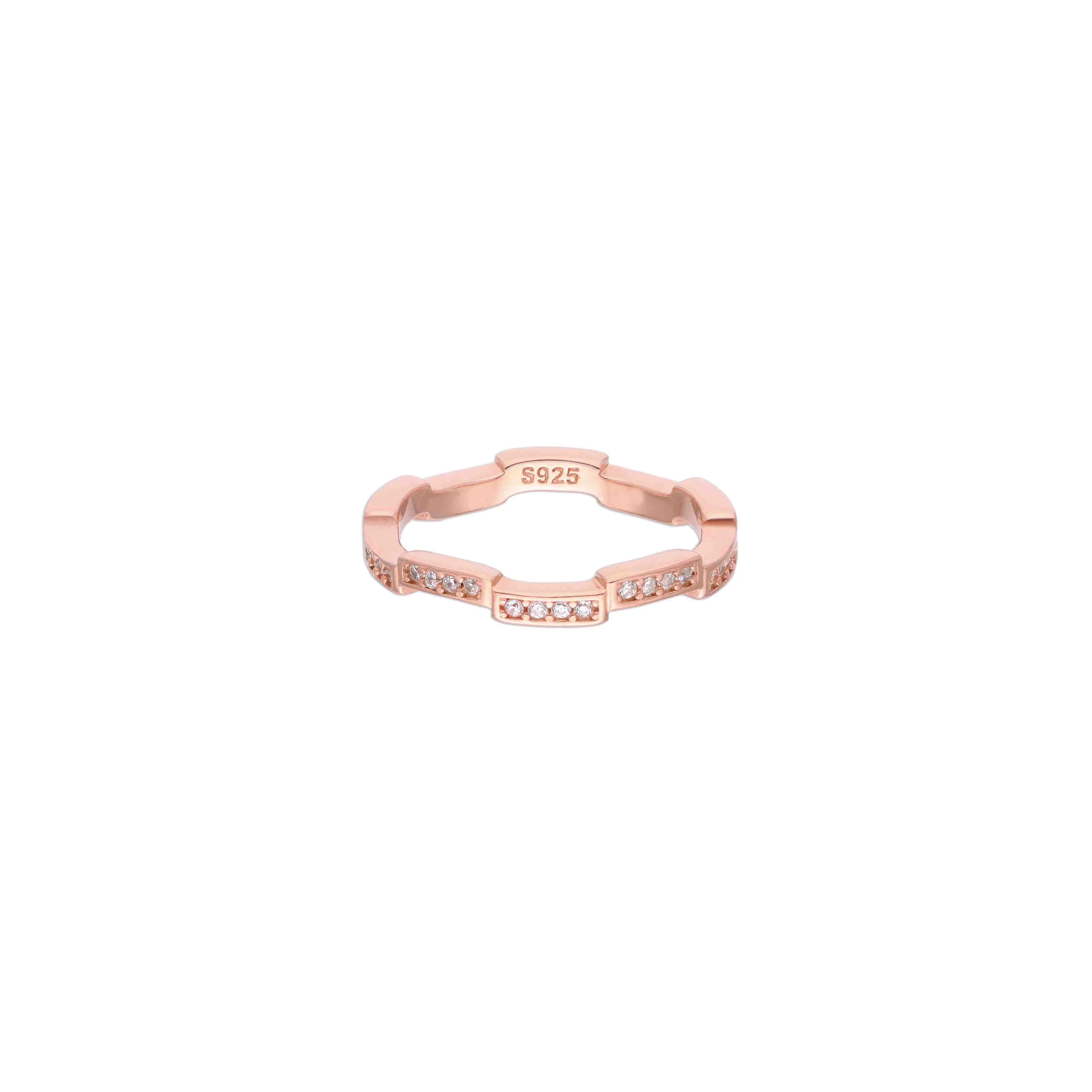Sterling Silver Shine Bond Eternity Ring - Image 4