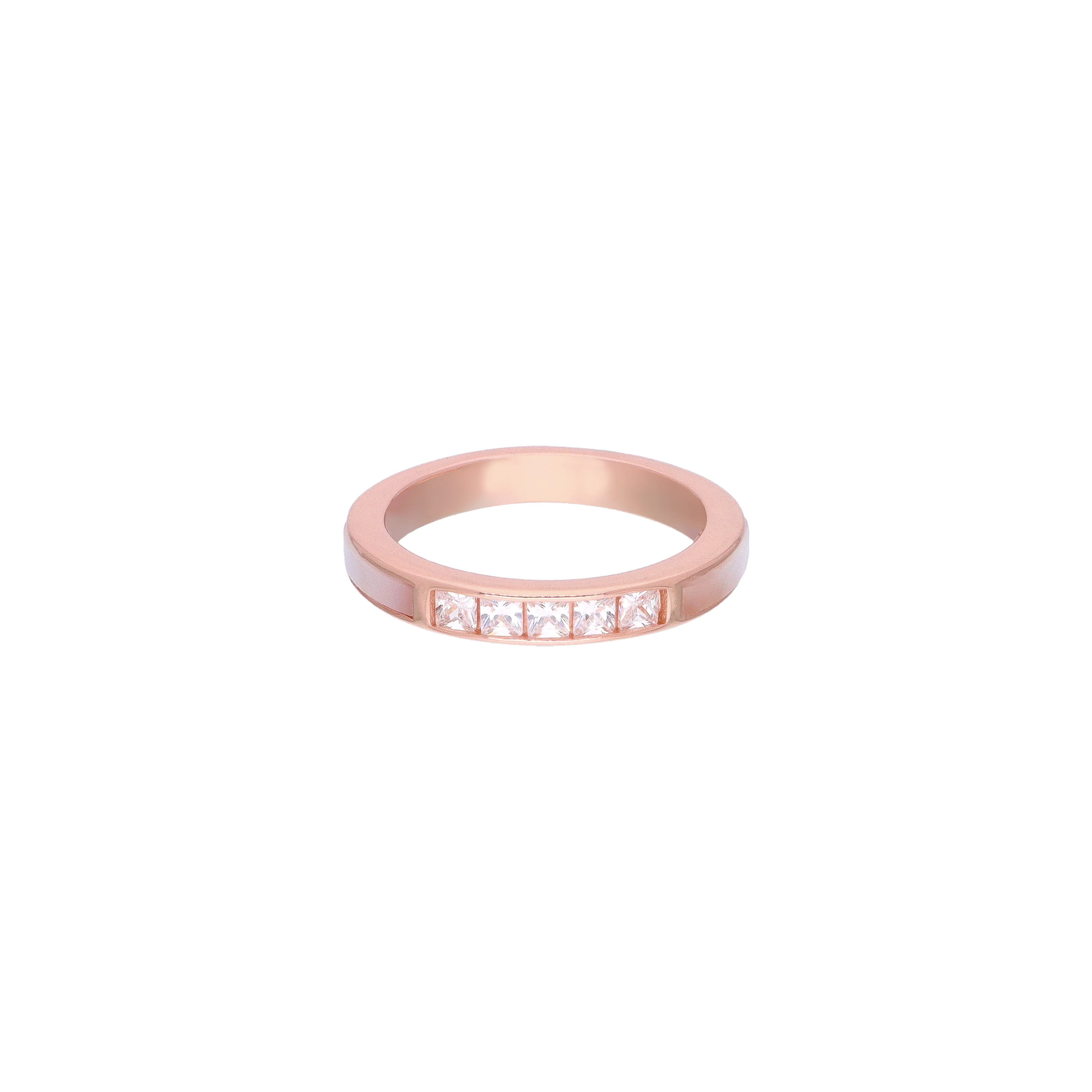 Eternal Light Princess-Cut Silver Ring - Image 4