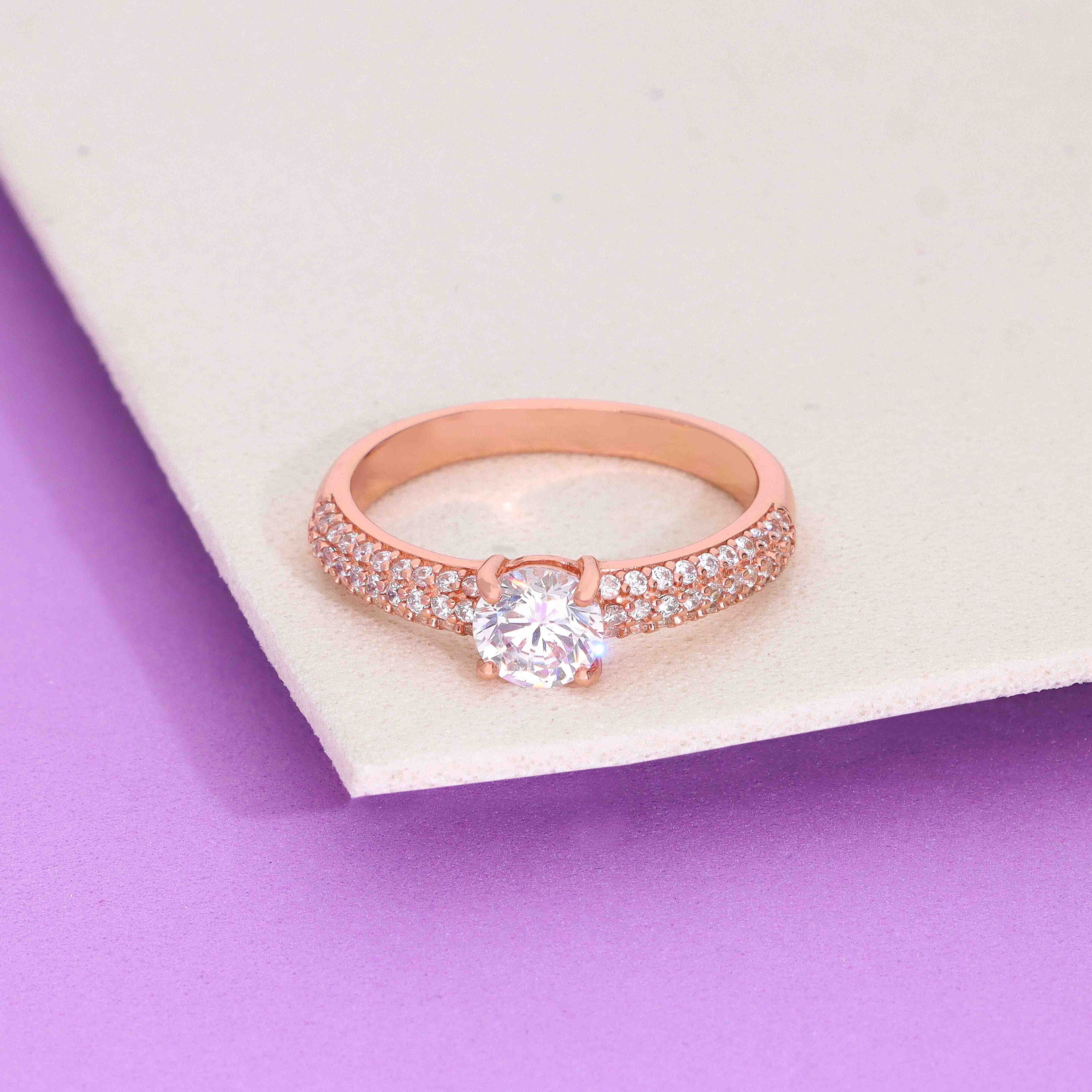 Elegant Promise Round Cut Solitaire Ring - Image 2