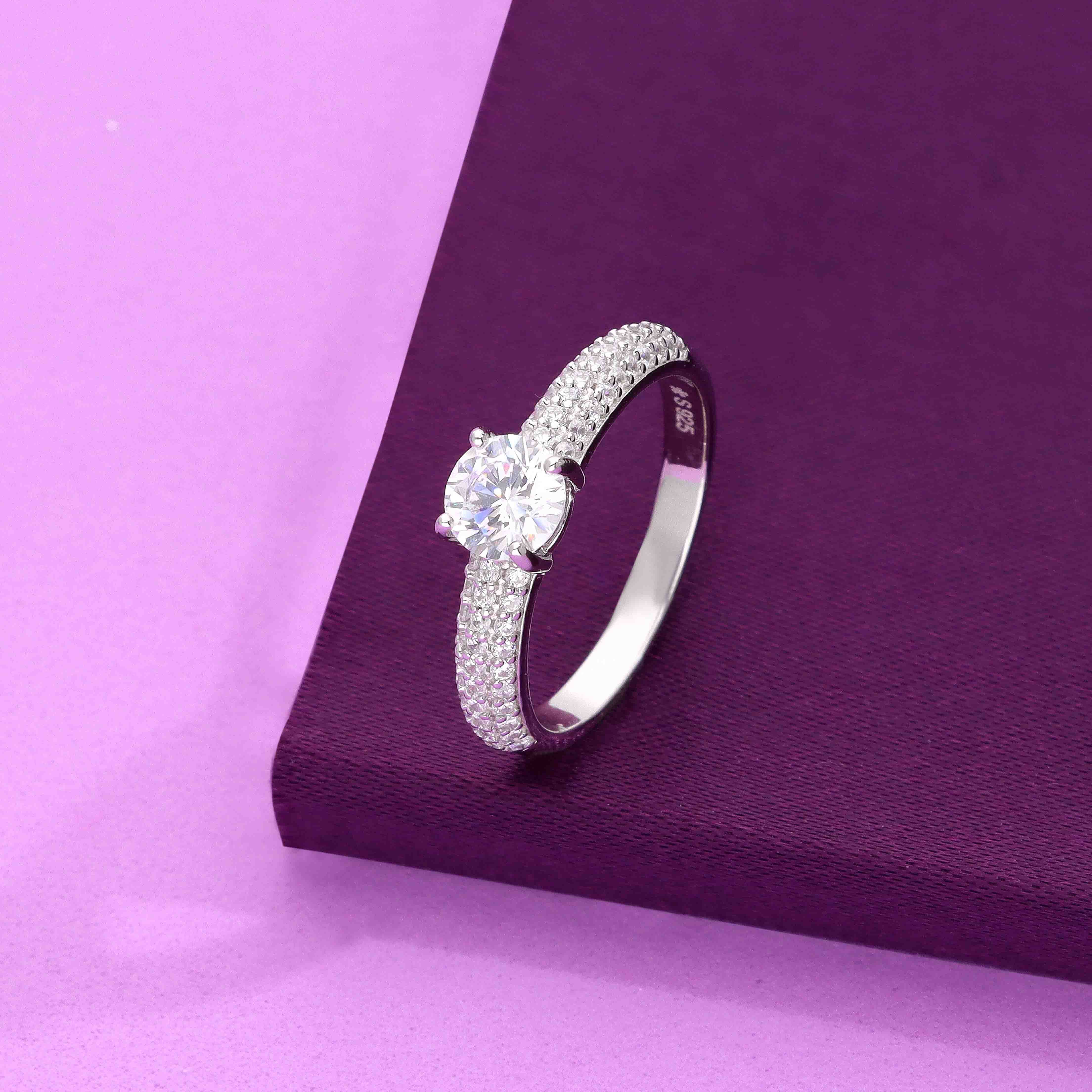 Elegant Promise Round Cut Solitaire Ring - Image 3