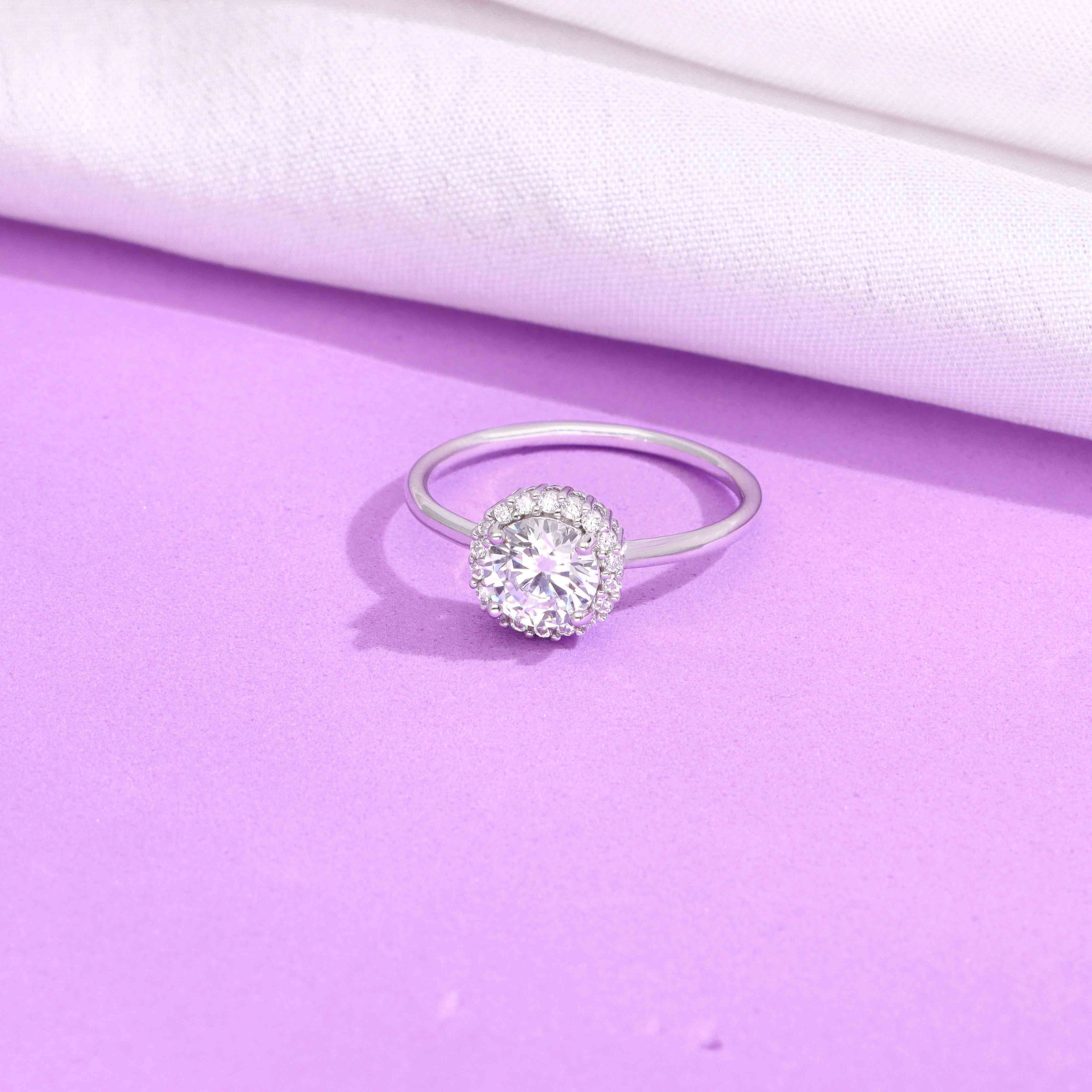 Sterling Silver Solitaire Ring - Image 3