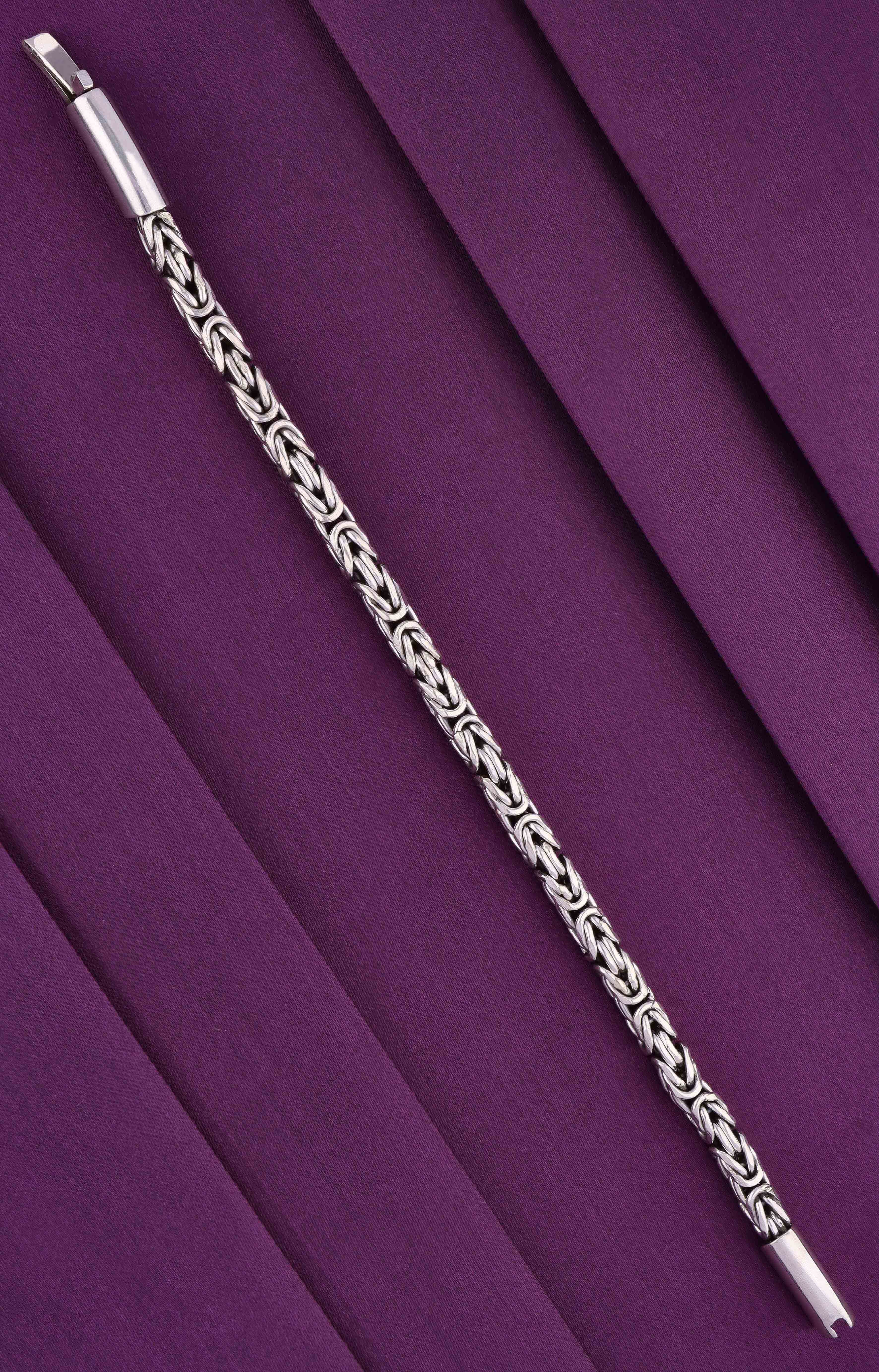 Men’s Vintage Silver Bracelet - Image 2