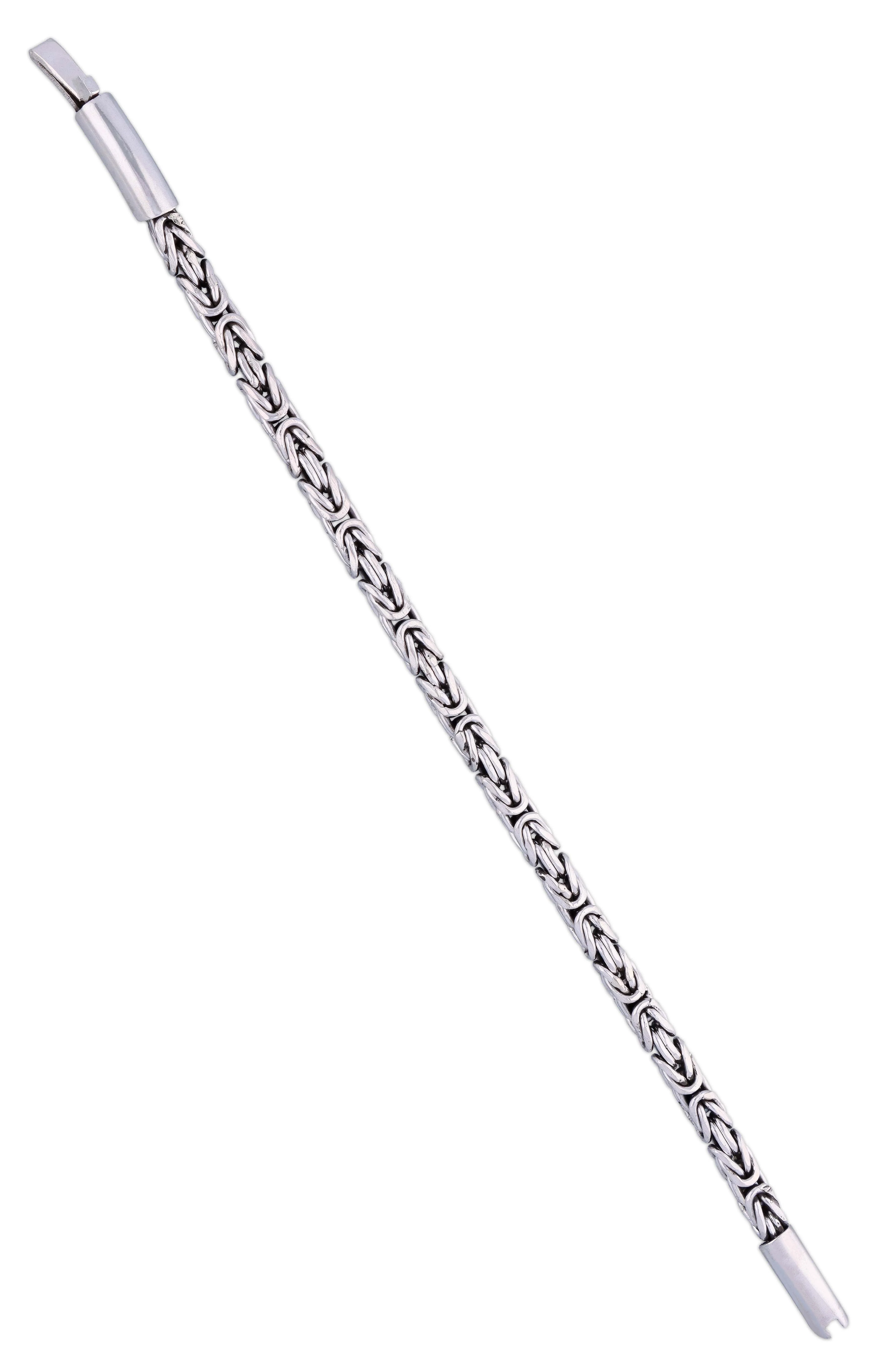 Men’s Vintage Silver Bracelet - Image 3