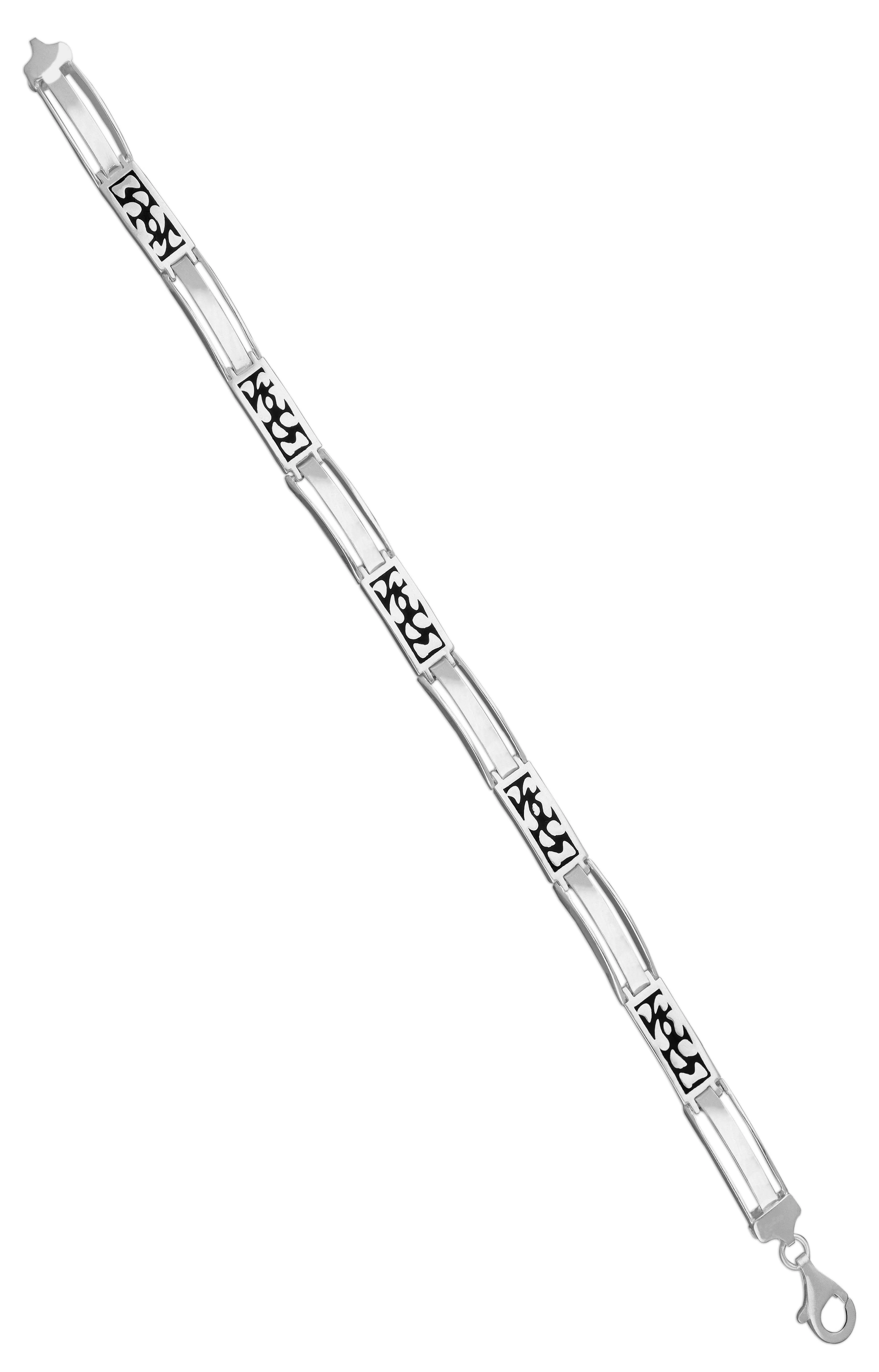 Men’s Classy Touch Silver Bracelet - Image 3