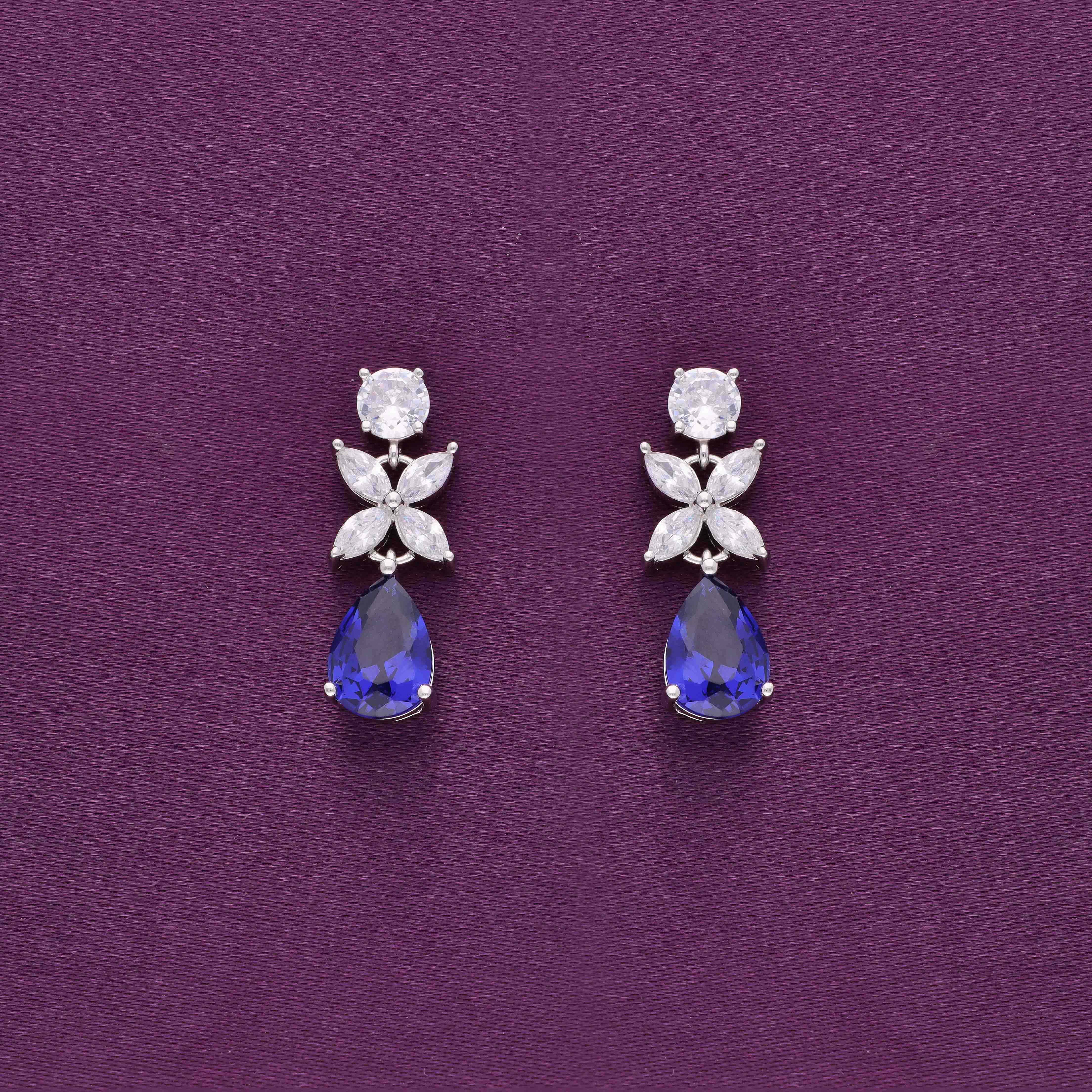 Argent Drops Dangler Silver Earrings - Image 3