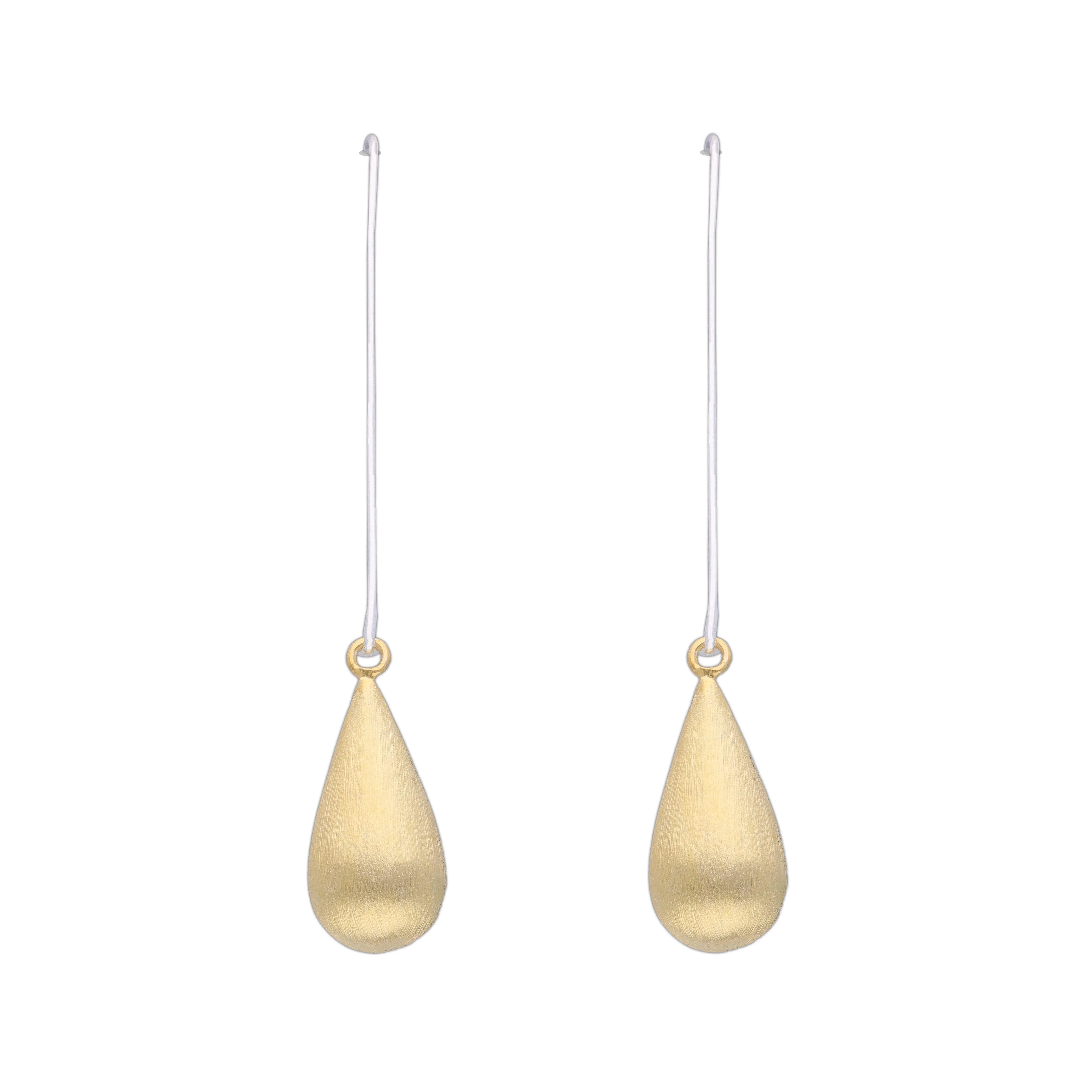Sparkling Spheres Dangler Silver Earrings - Image 5