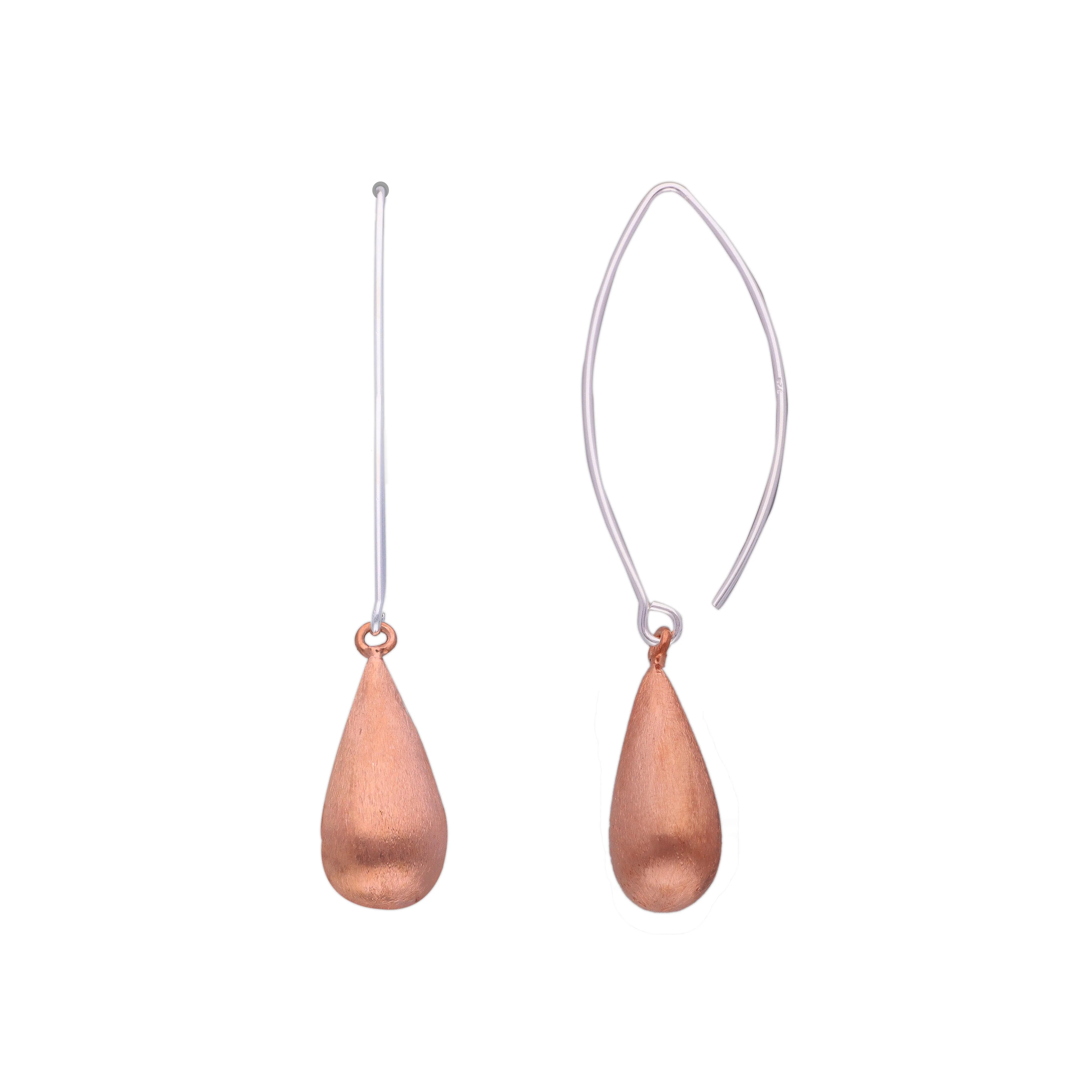 Sparkling Spheres Dangler Silver Earrings - Image 8