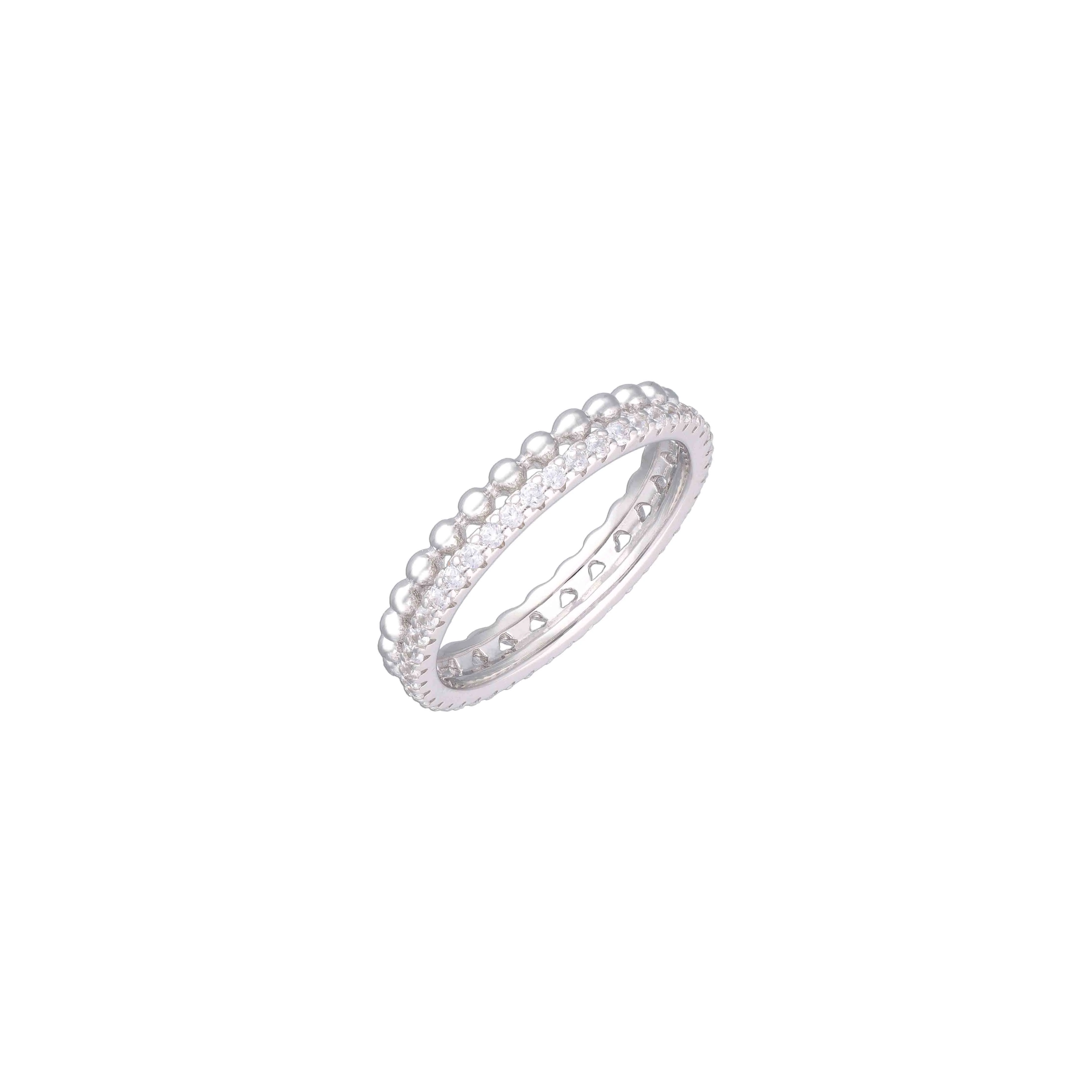 An Epitome of Love Silver Band Silver Ring - Image 6