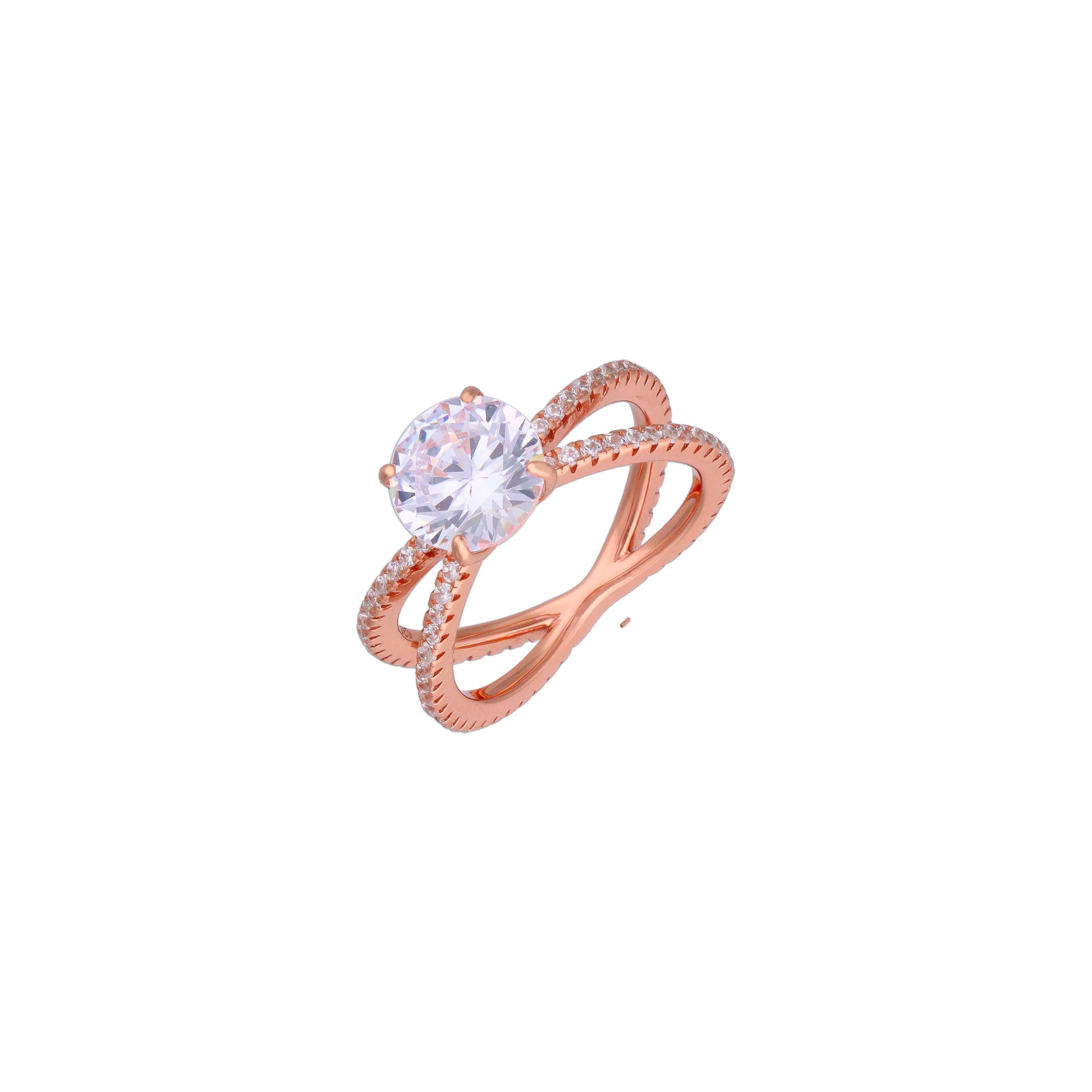Swivelling Solitaire Statement Silver Ring - Image 6