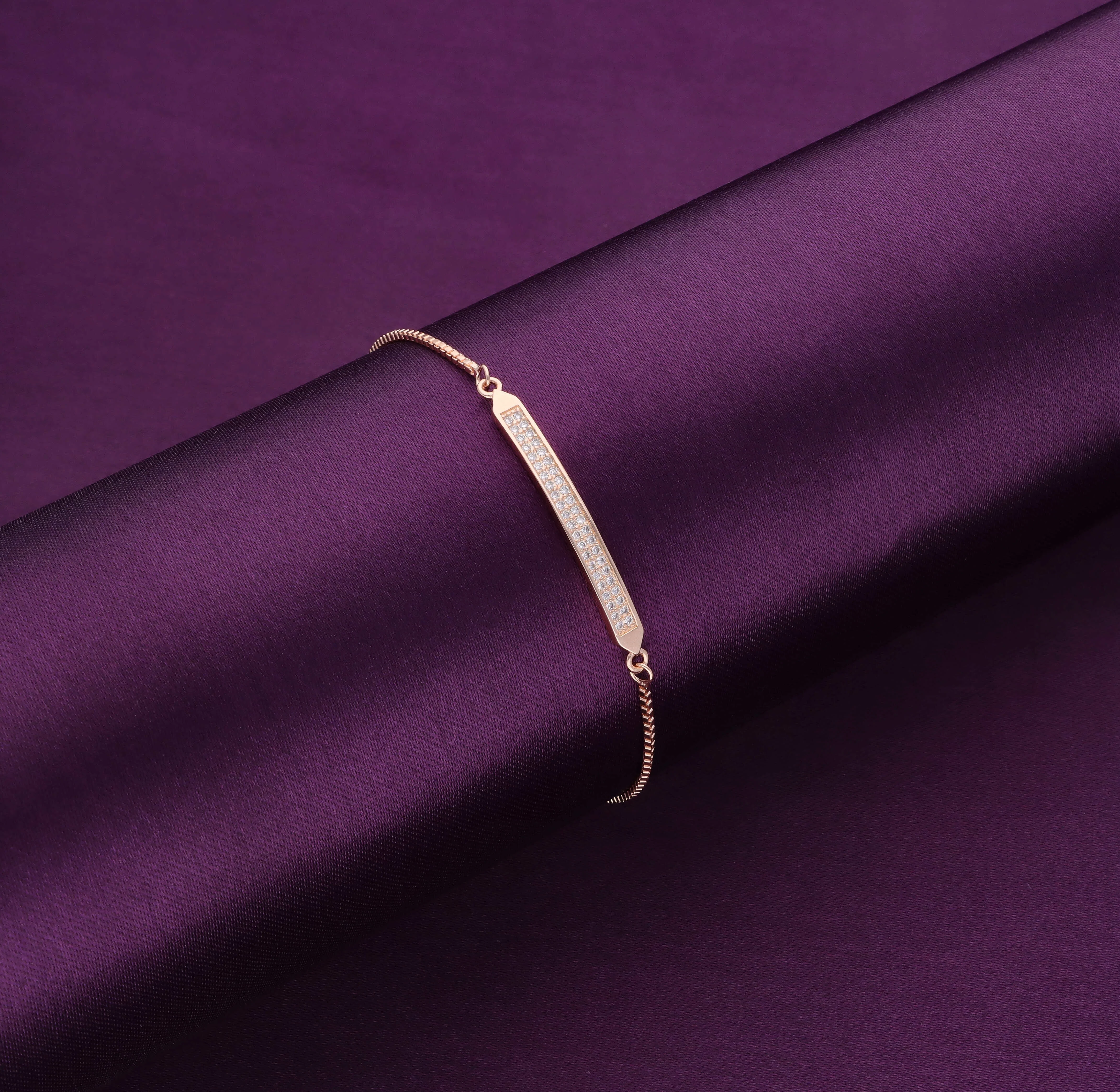 Stylish and Rich Plate Silver Bracelet - Image 3