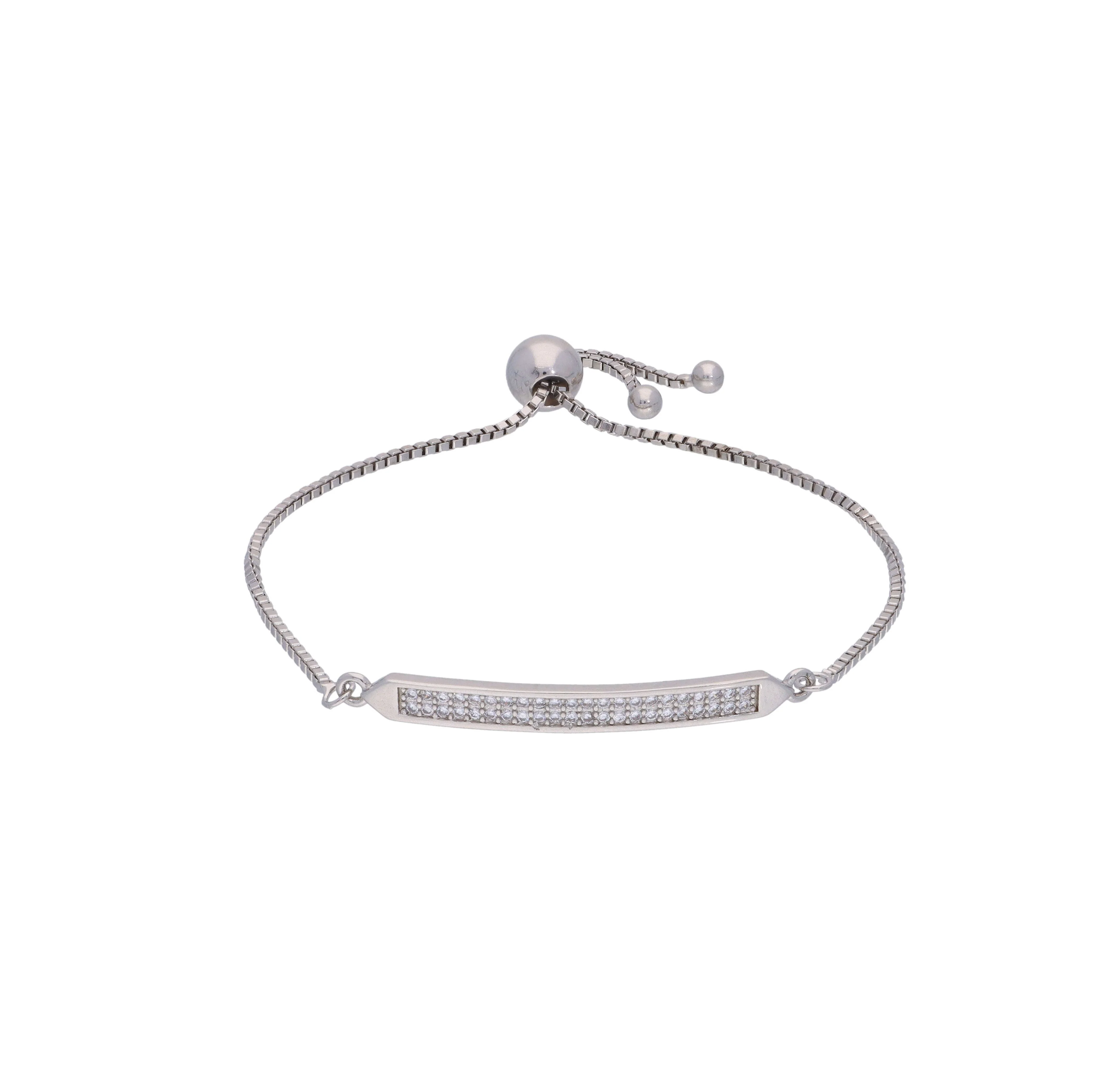 Stylish and Rich Plate Silver Bracelet - Image 4