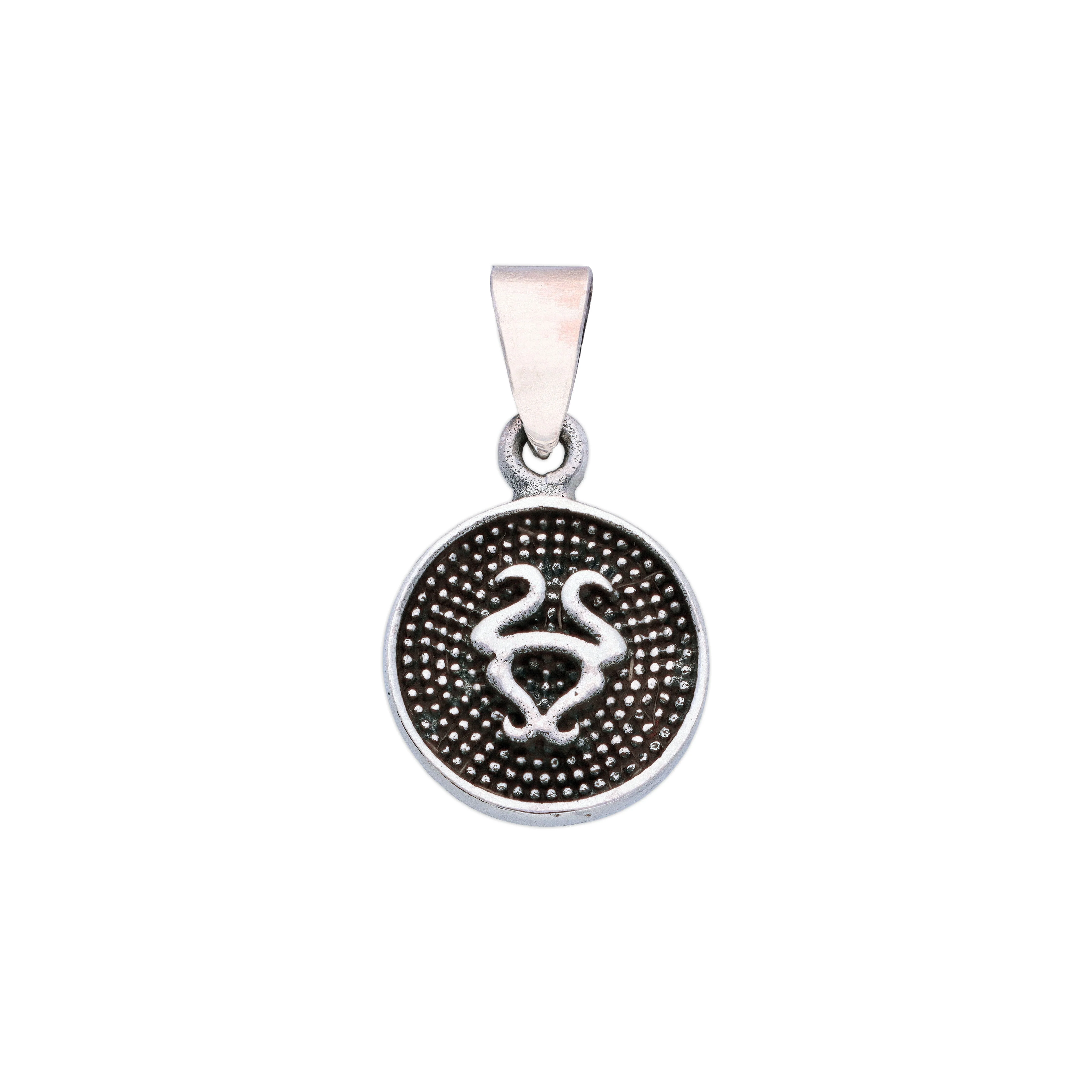 Sterling Zodiac Sign Oxidized Silver Pendant - Image 8